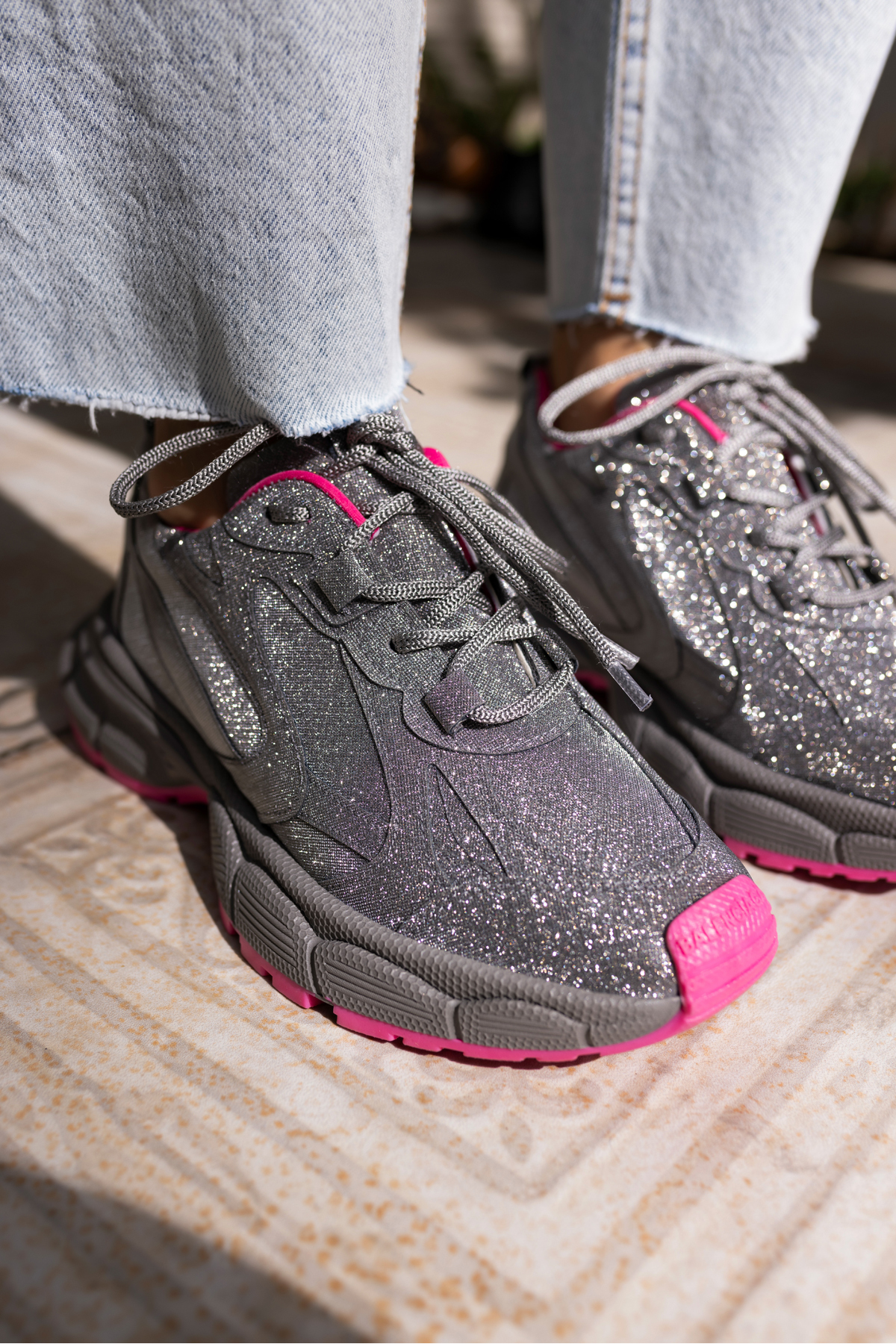 GENT KADİN GUMUS SİMLİ BEYAZ TABAN SNEAKER