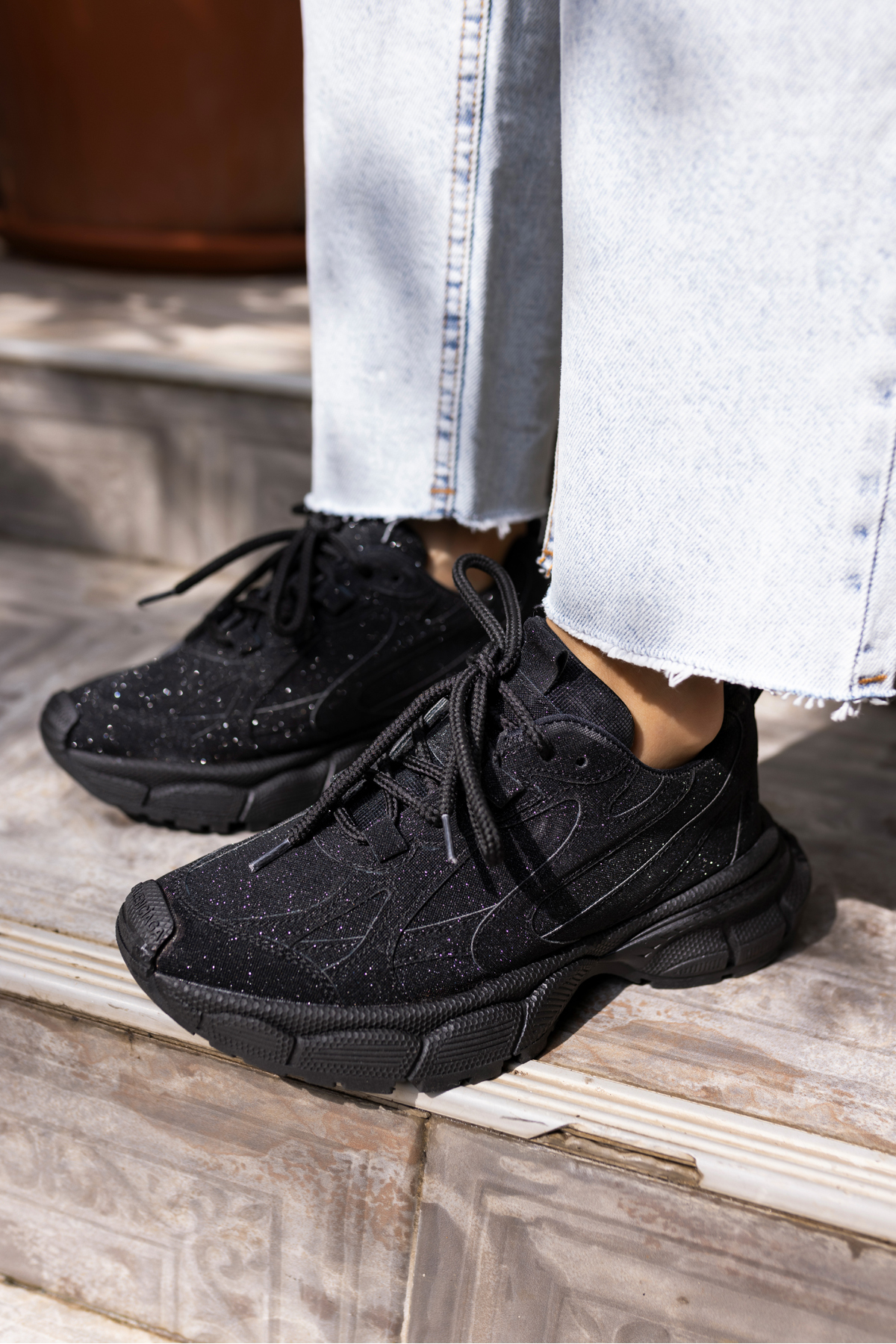 GENT KADİN GUMUS SİMLİ BEYAZ TABAN SNEAKER