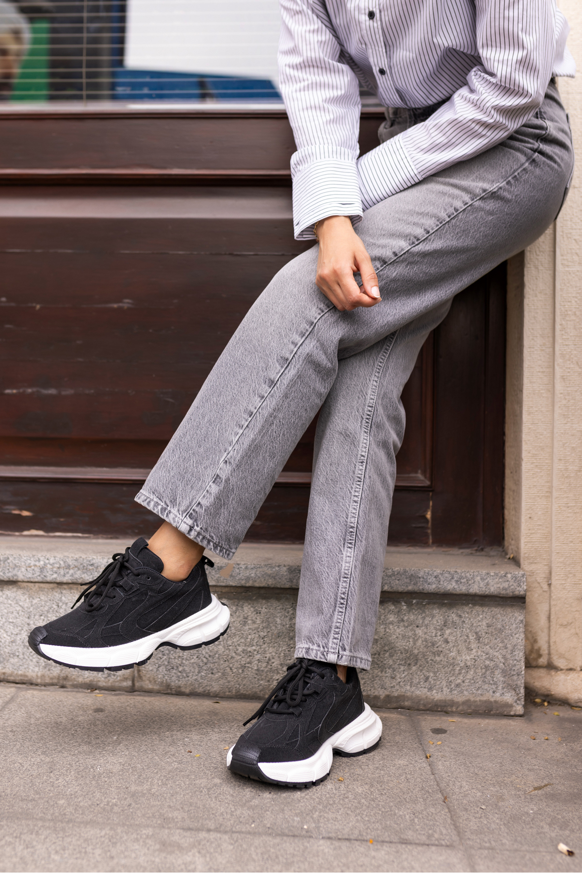 GENT KADİN GUMUS SİMLİ BEYAZ TABAN SNEAKER