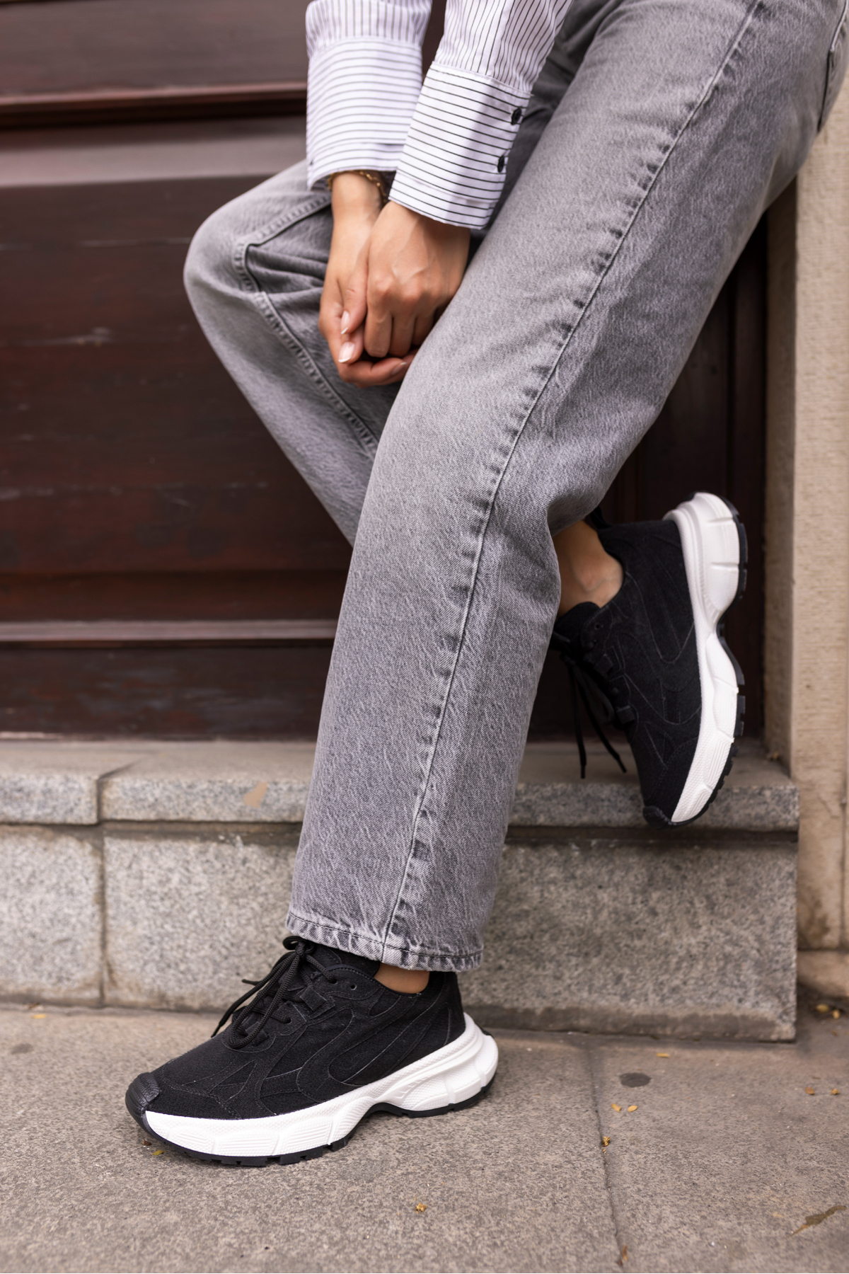 GENT KADİN GUMUS SİMLİ BEYAZ TABAN SNEAKER