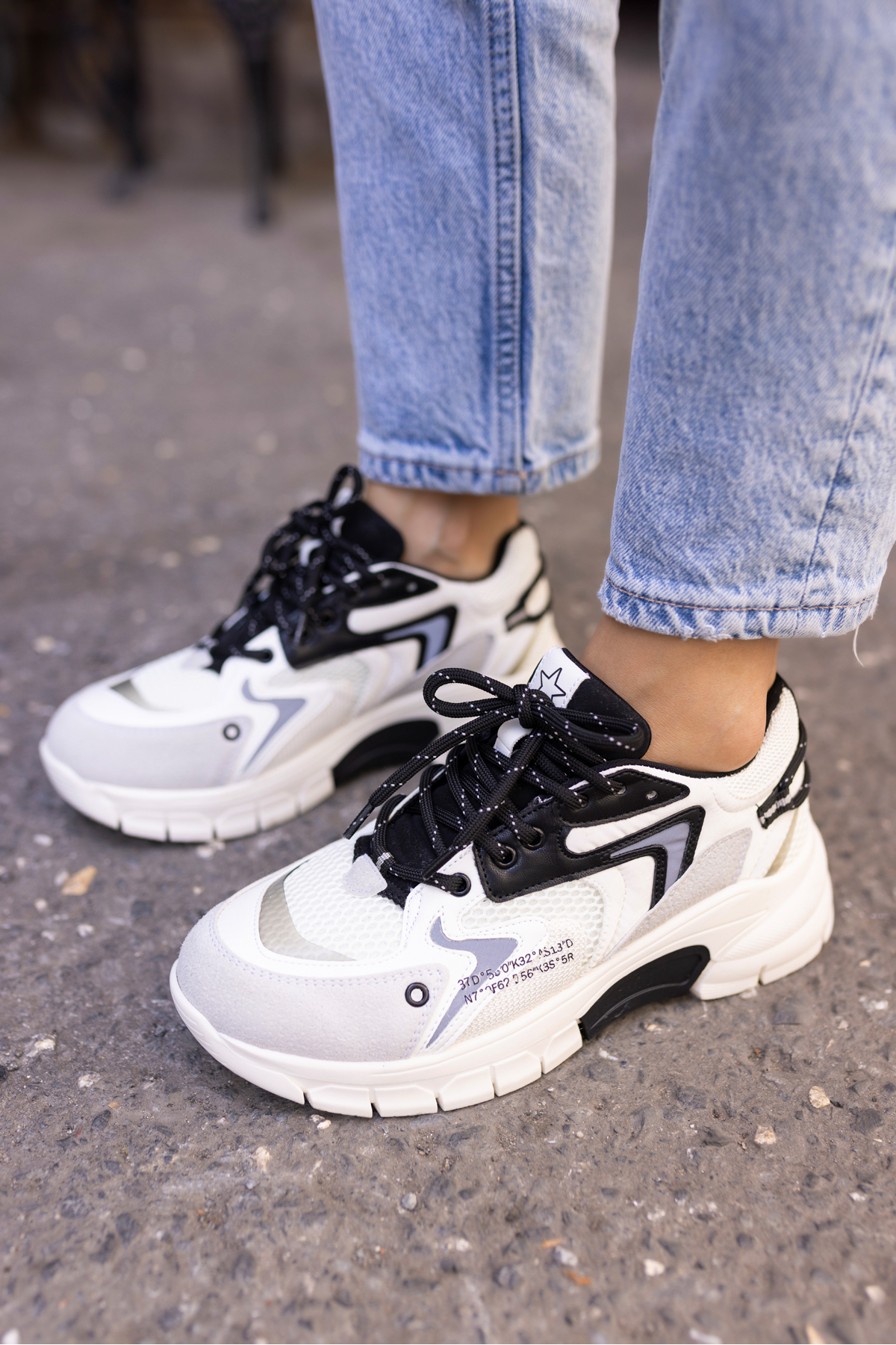 DESİRE KADİN BEYAZ BAGCIKLI SNEAKER