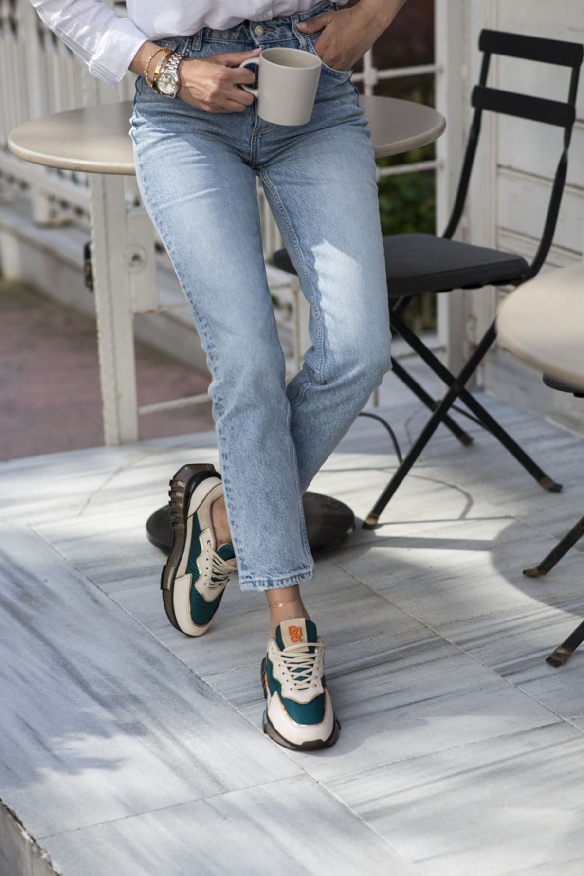 Teresa Kadın Gri Fusya Airtaban Sneaker