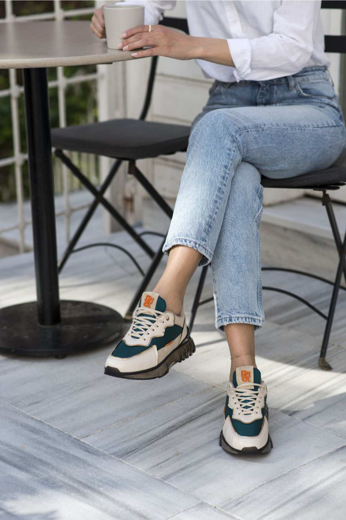 Teresa Kadın Gri Fusya Airtaban Sneaker