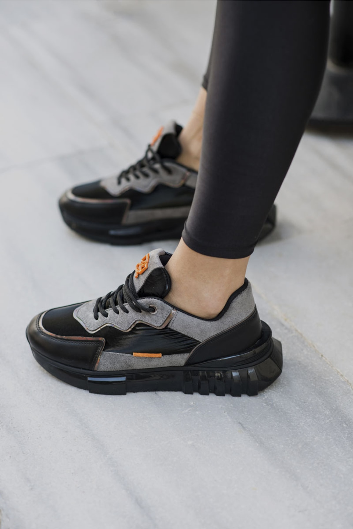 Teresa Kadın Gri Fusya Airtaban Sneaker