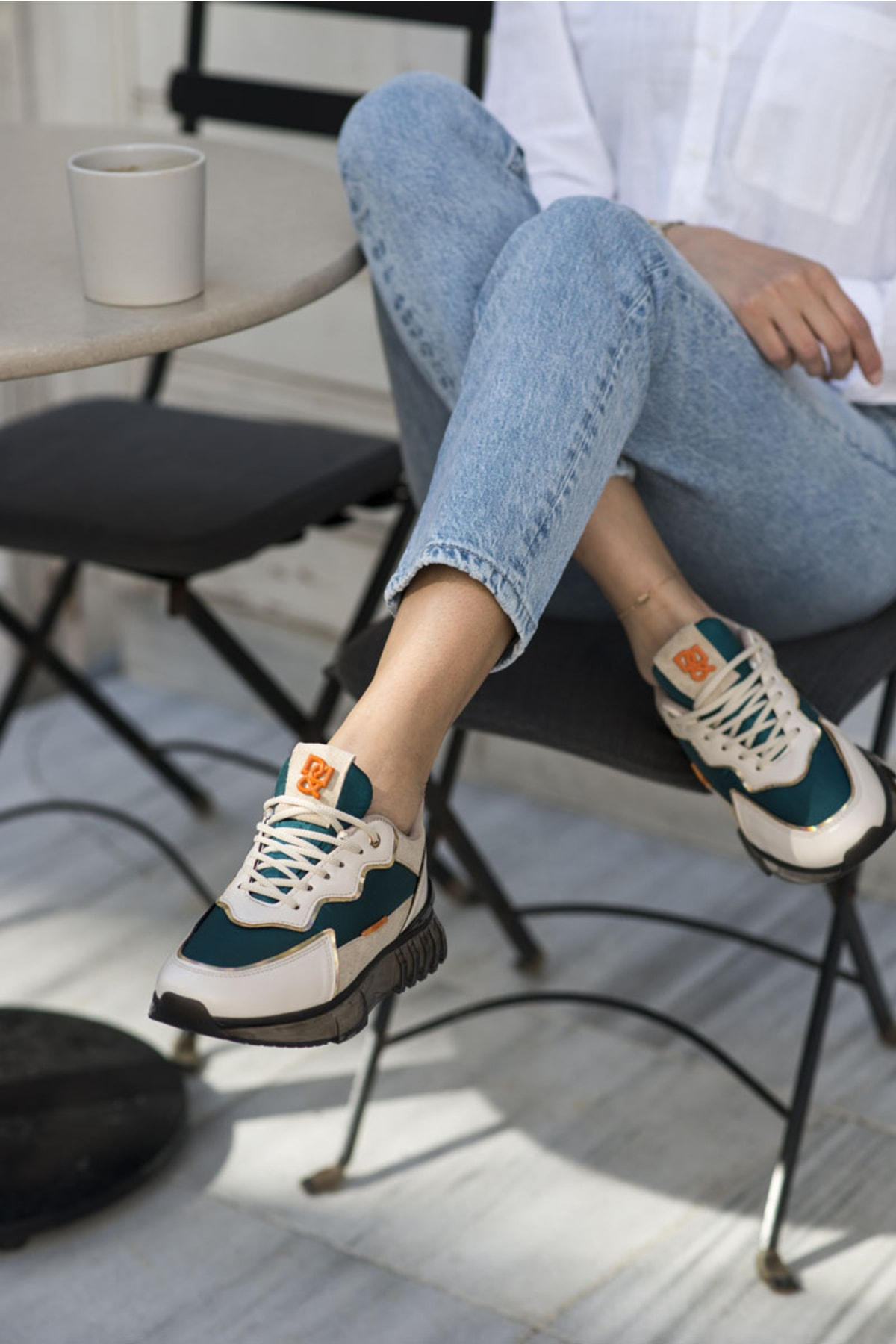 Teresa Kadın Gri Fusya Airtaban Sneaker