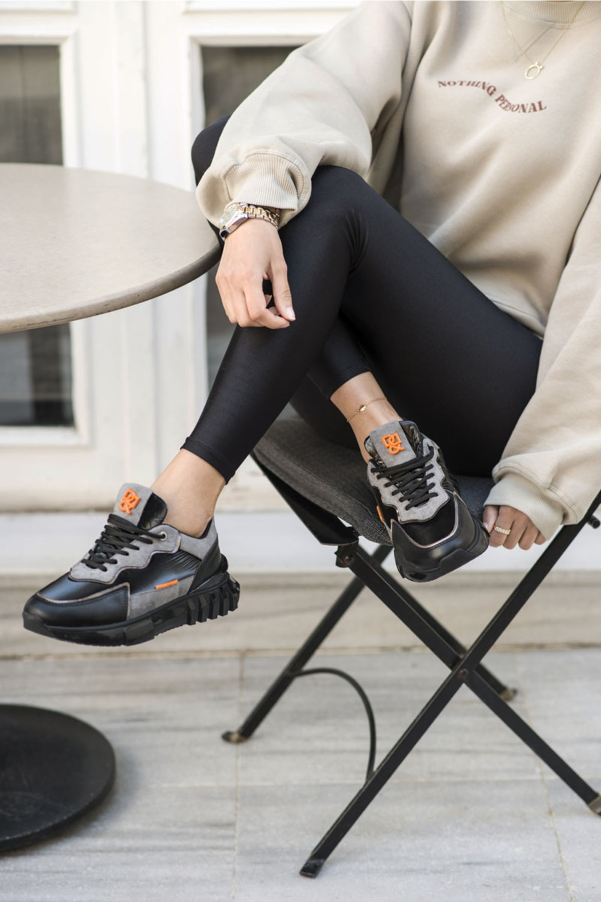 Teresa Kadın Gri Fusya Airtaban Sneaker