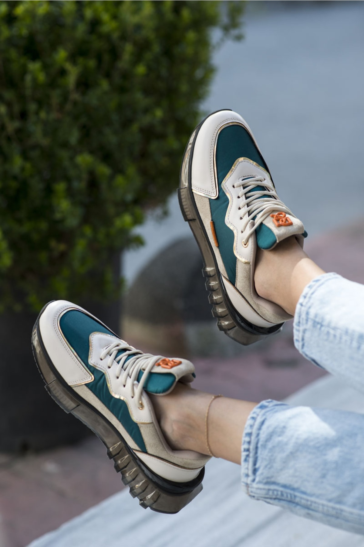 Teresa Kadın Gri Fusya Airtaban Sneaker