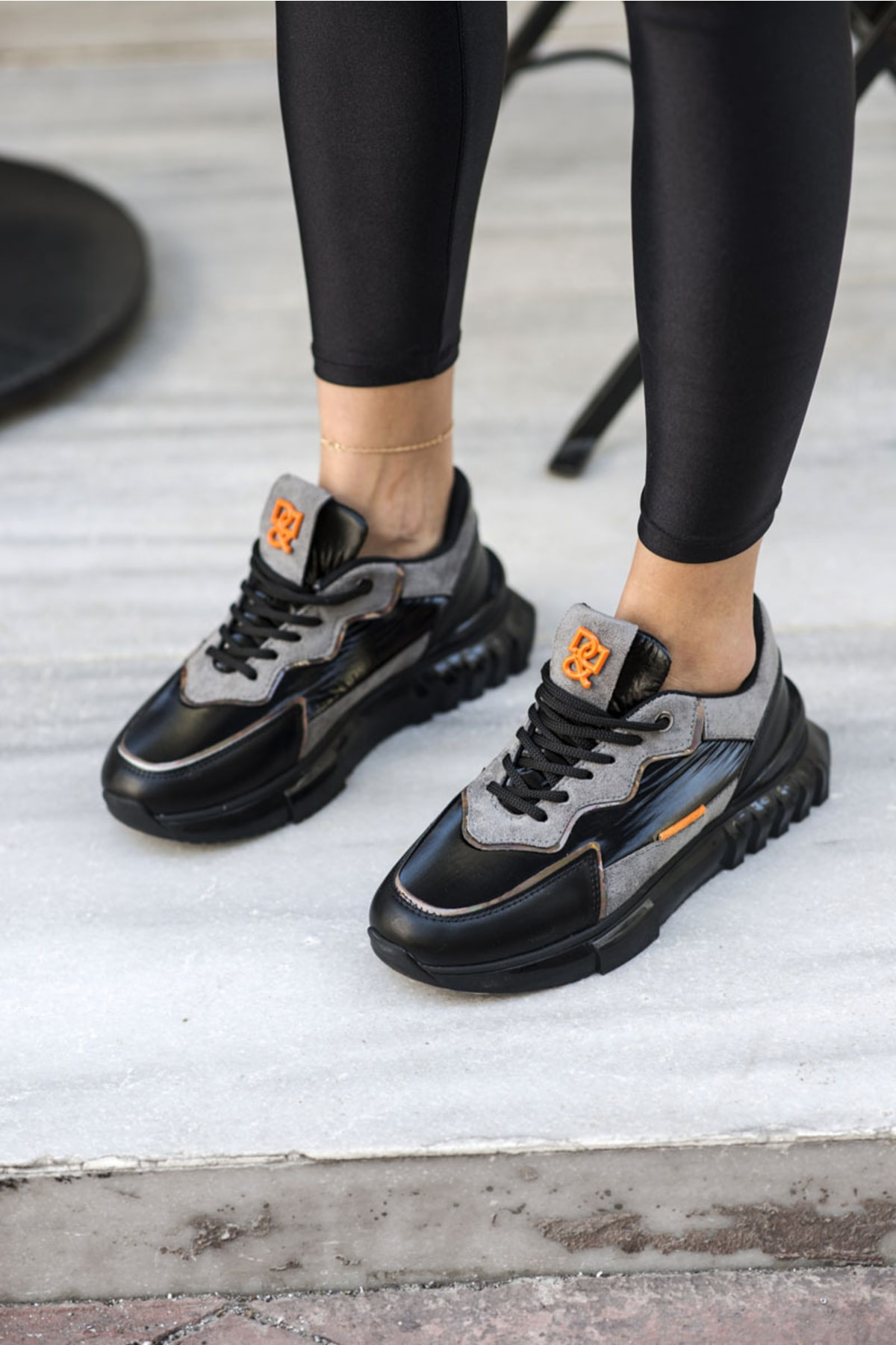 Teresa Kadın Gri Fusya Airtaban Sneaker