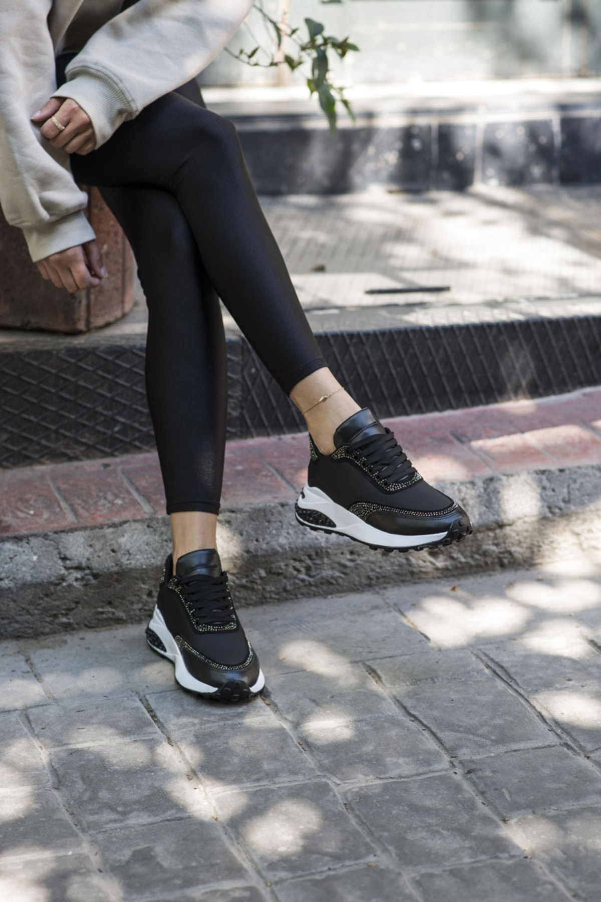Norton Kadın Beyaz Sari Airtaban Sneaker