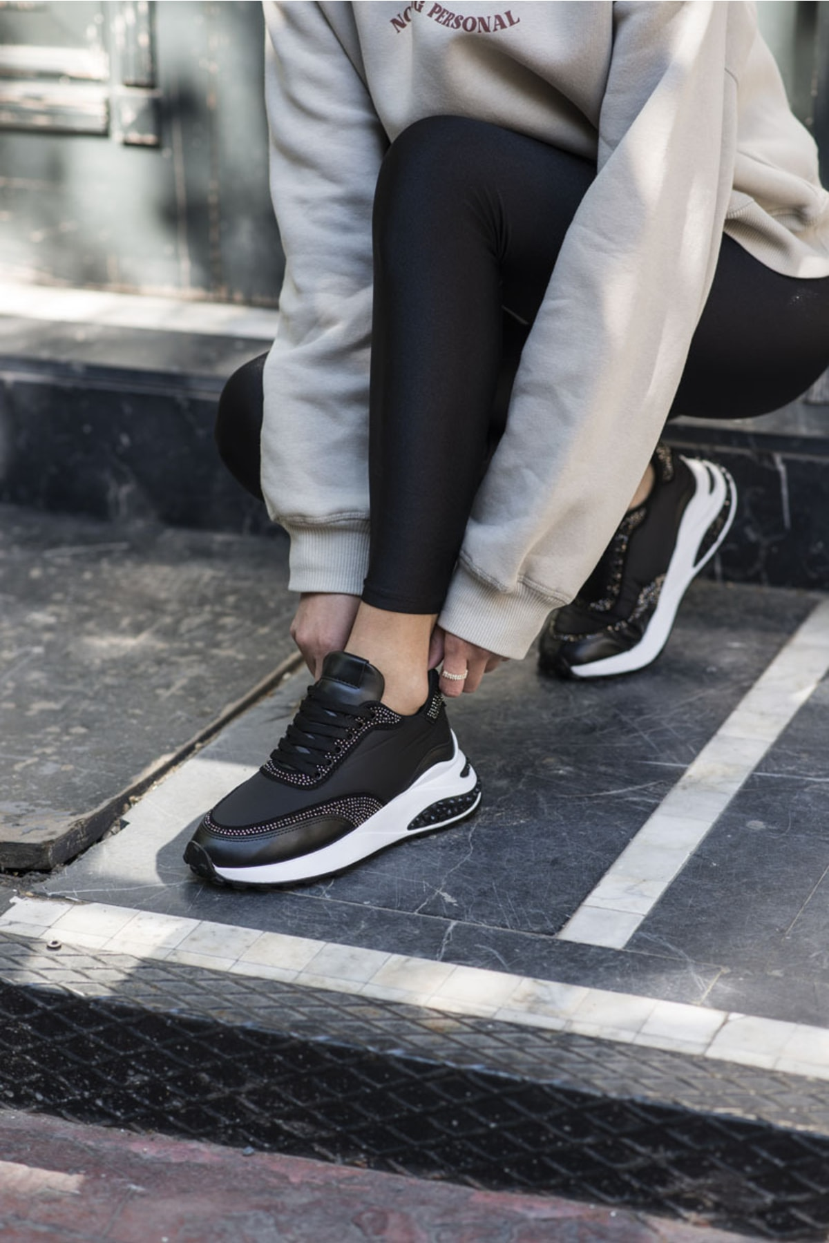 Norton Kadın Beyaz Sari Airtaban Sneaker