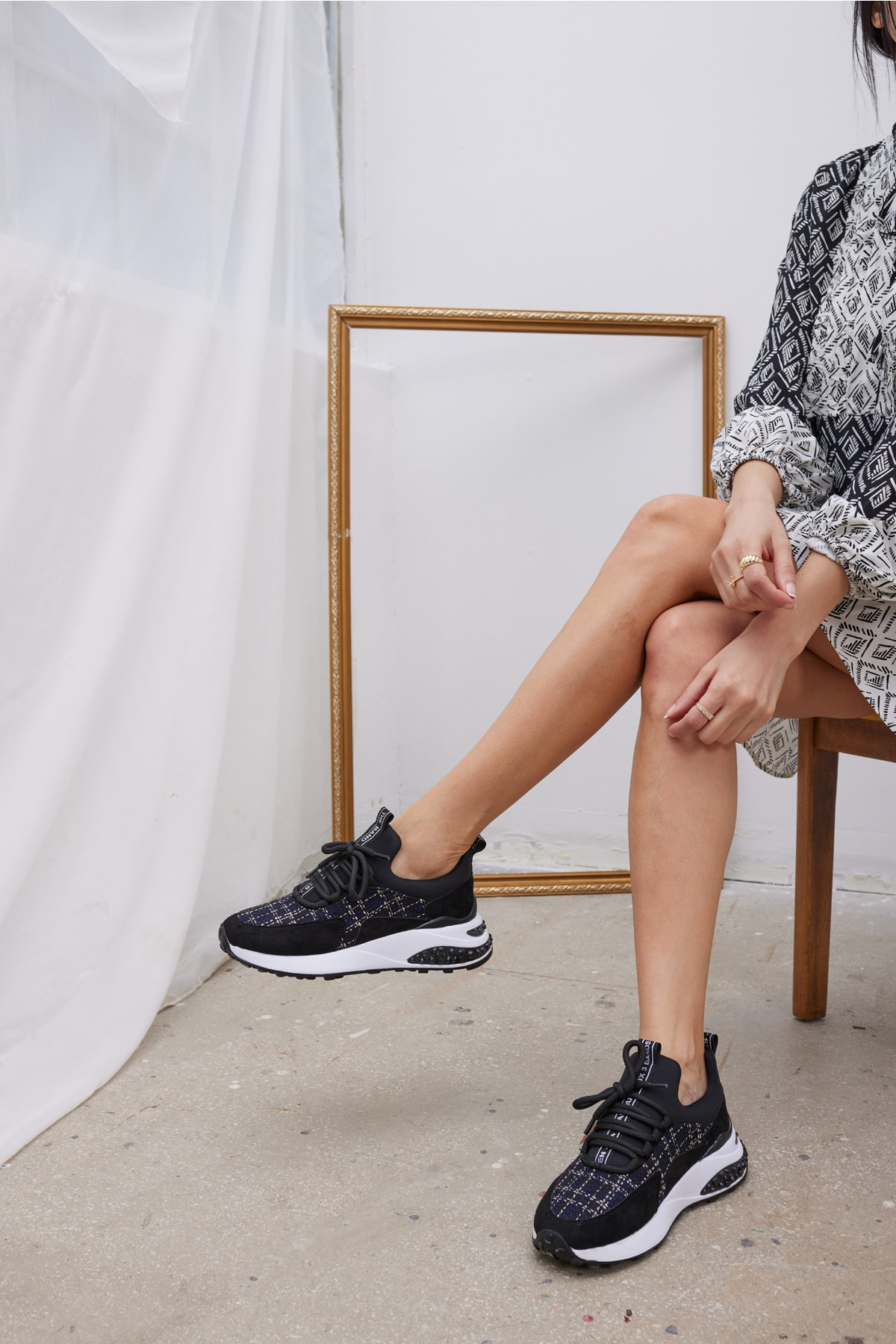 Gilson Kadin Siyah Sneaker