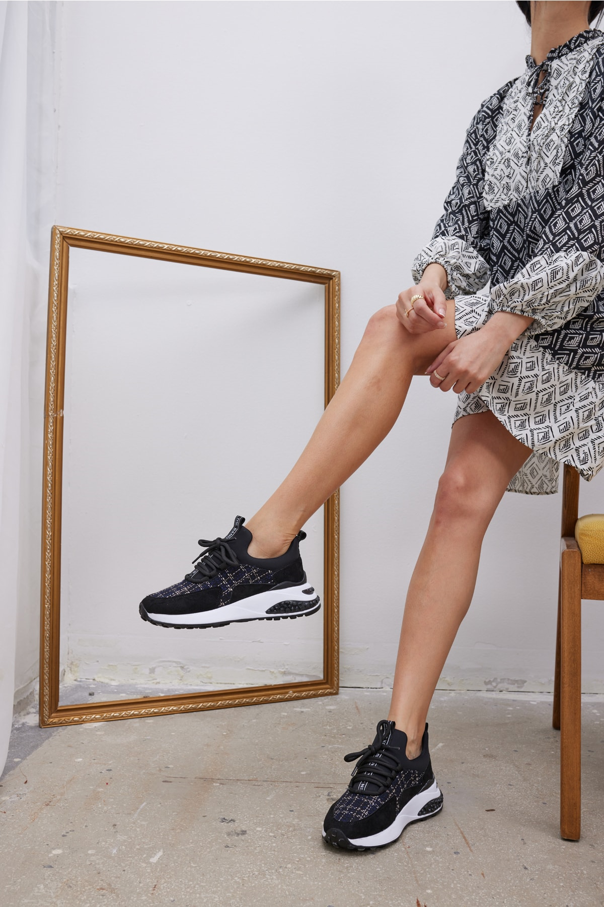 Gilson Kadin Siyah Sneaker