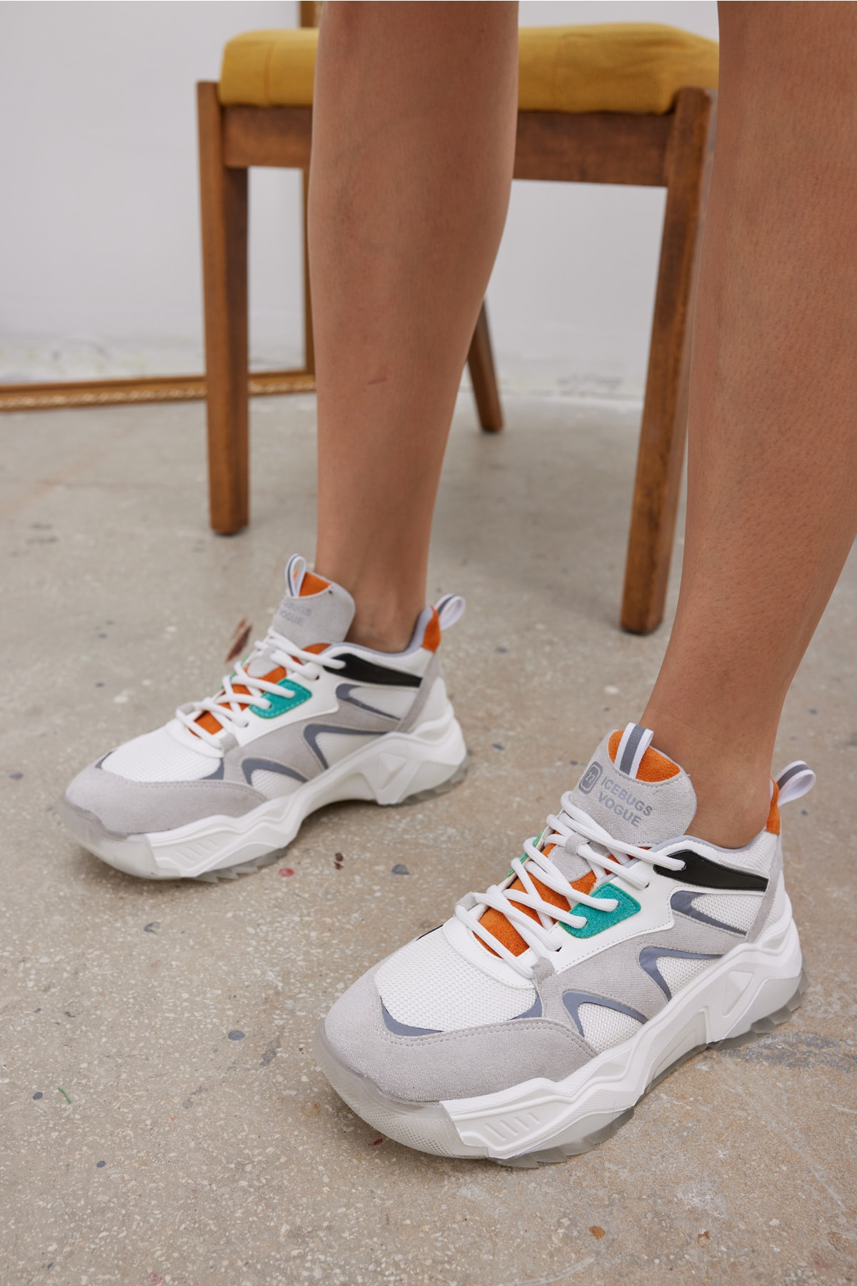 Nina Kadın Dore Altın Multi Sneaker