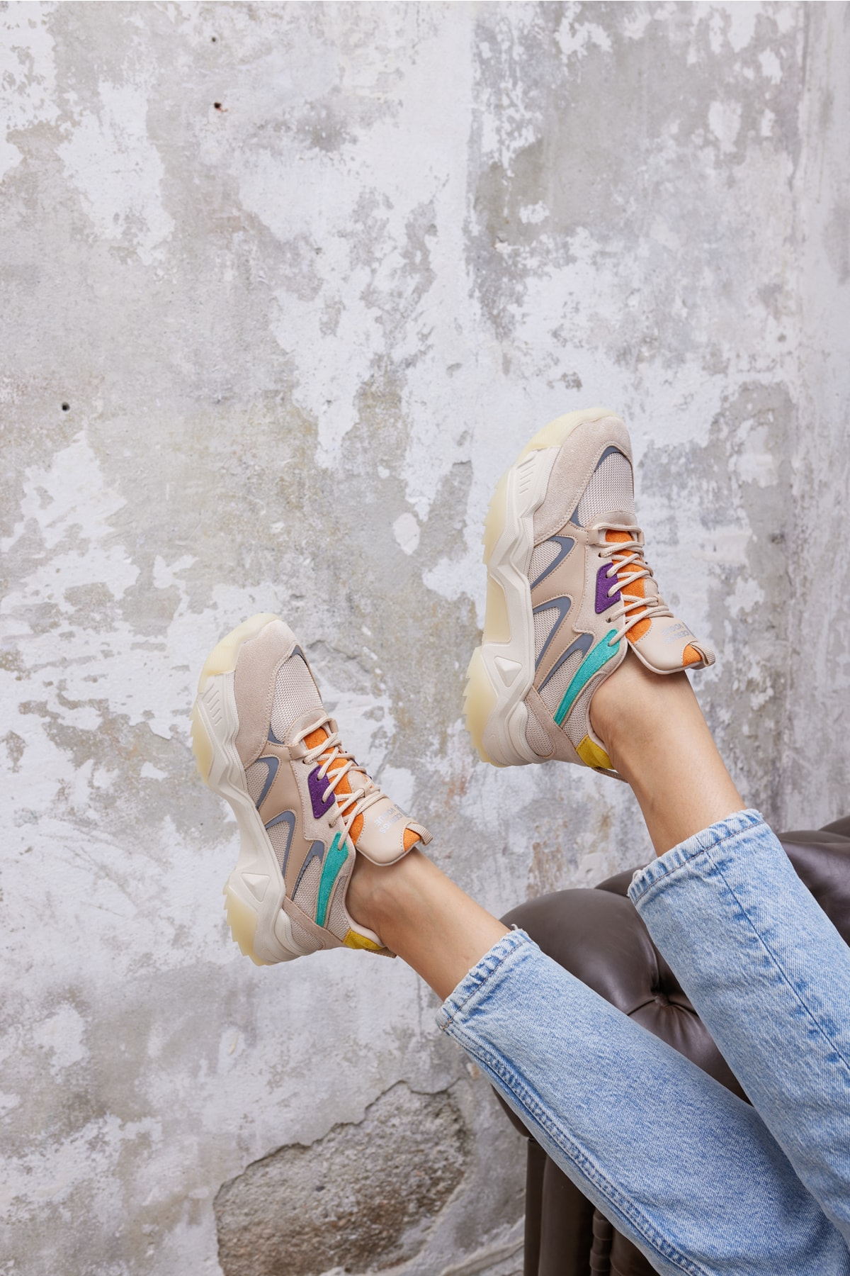 Nina Kadın Dore Altın Multi Sneaker