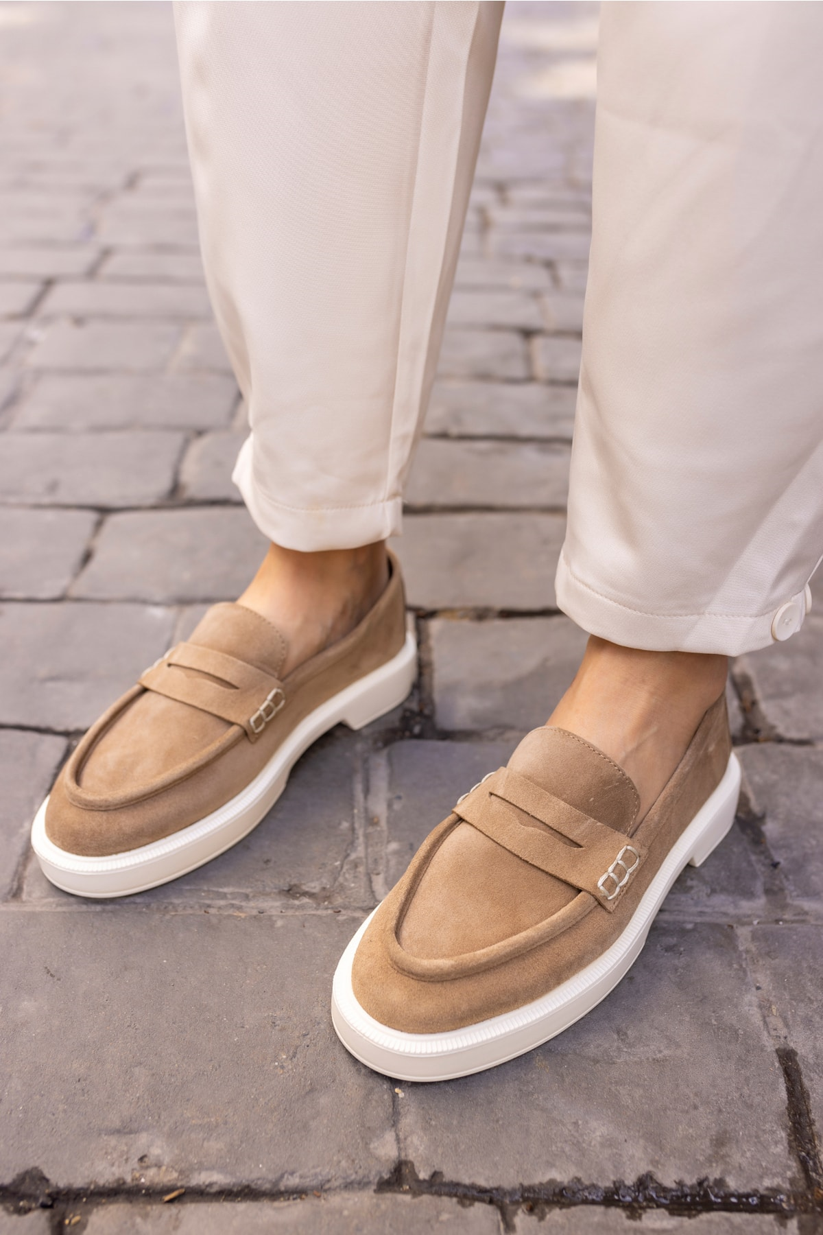 Dream Kadın Desert Taba Eva Taban Loafer Ayakkabi