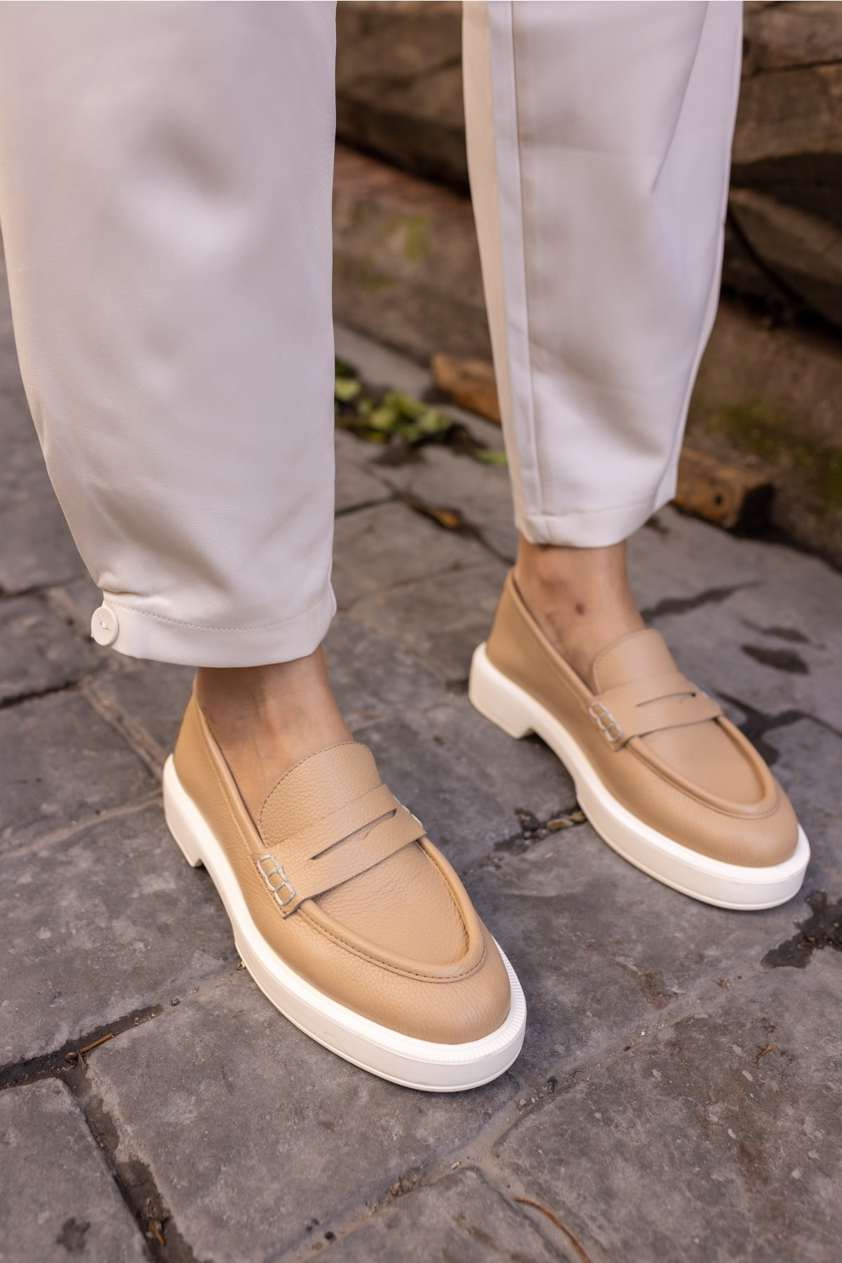 Dream Kadın Desert Taba Eva Taban Loafer Ayakkabi