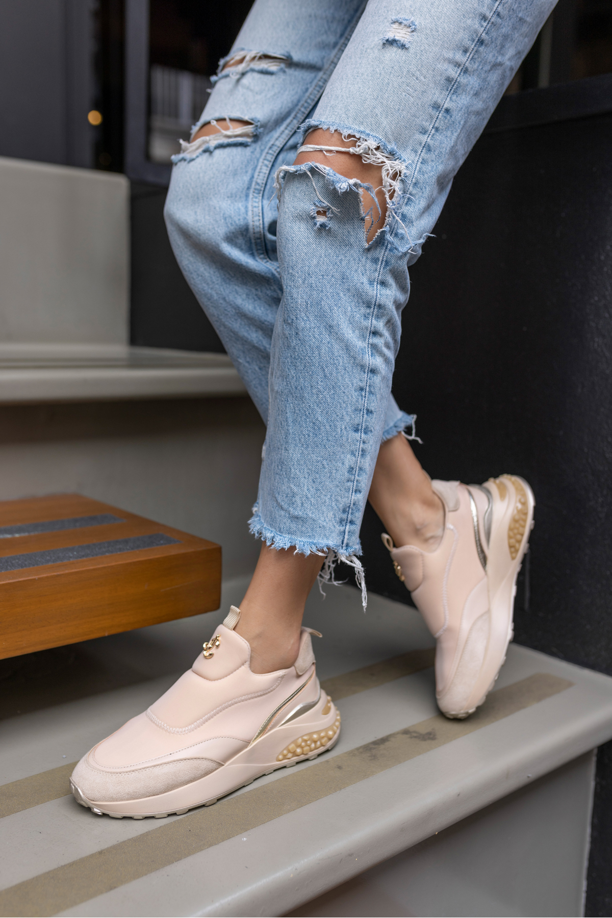 JEREMA KADIN SİYAH SCUBA KUMAŞ SNEAKER