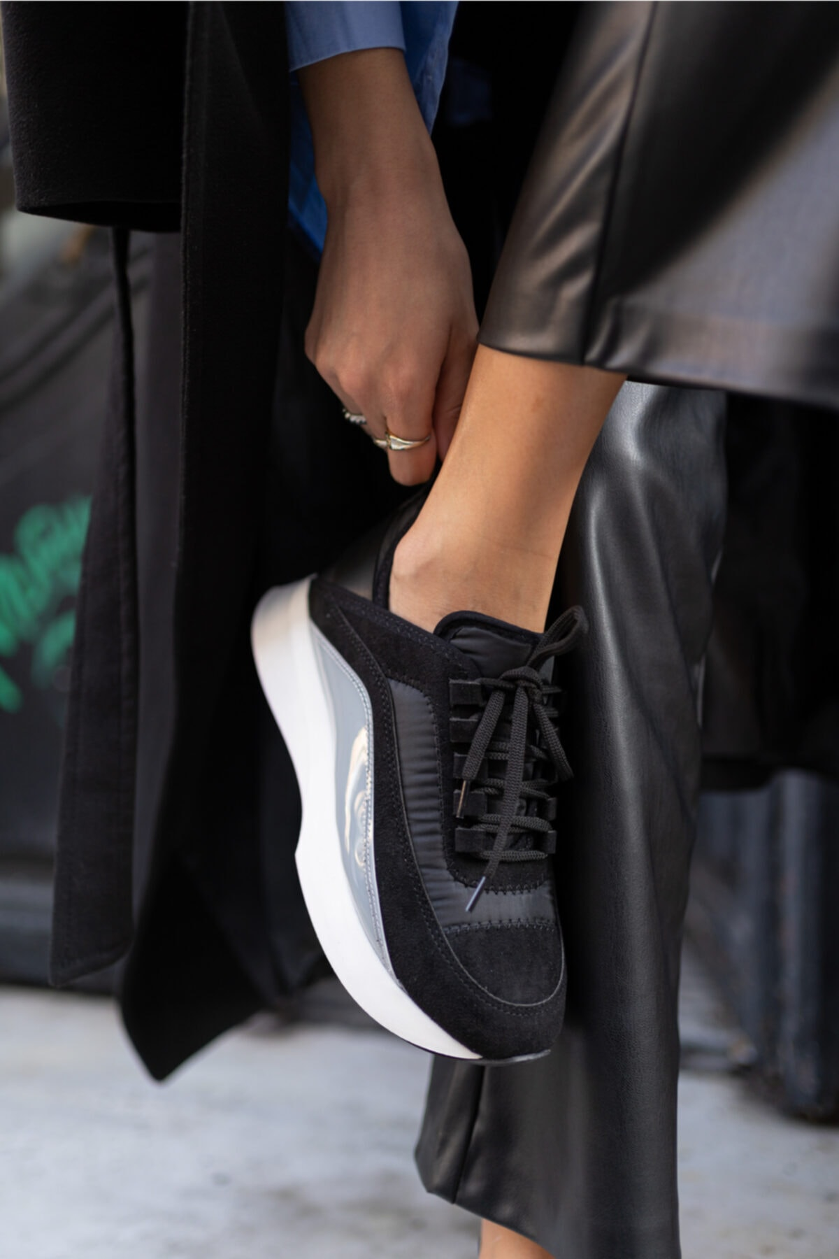 Danny Kadın Siyah Sneakers