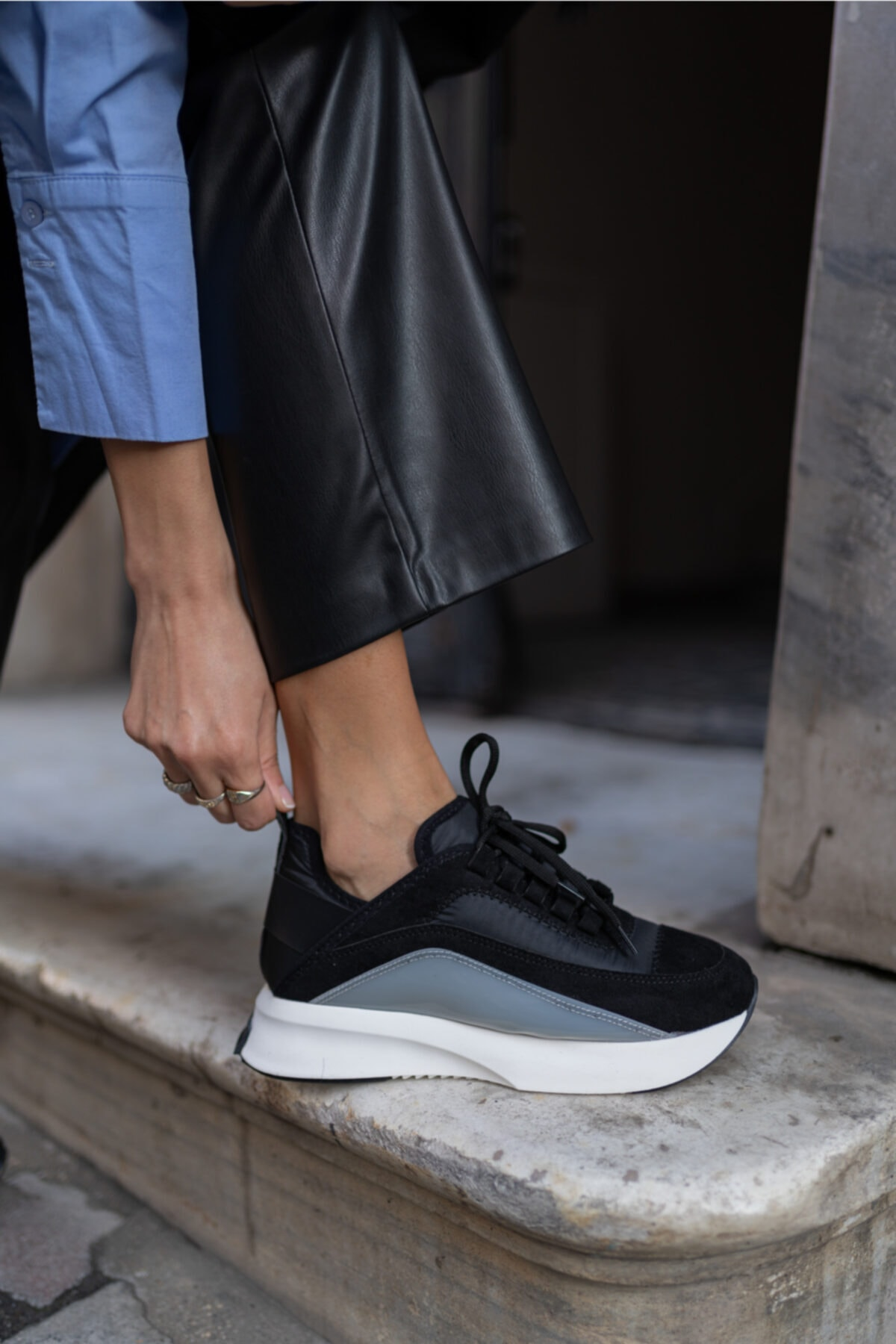 Danny Kadın Siyah Sneakers
