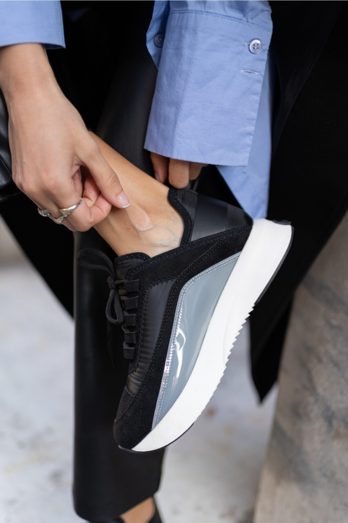 Danny Kadın Siyah Sneakers