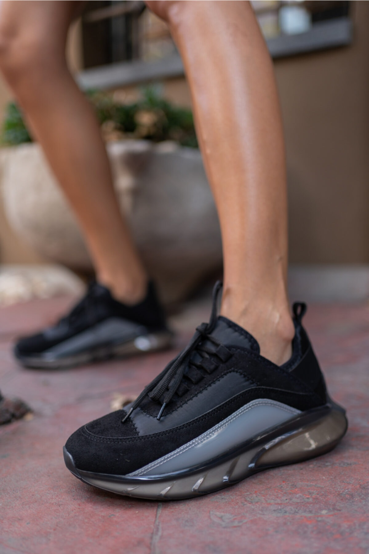 Marla Kadın Siyah Gri Airtaban Sneaker