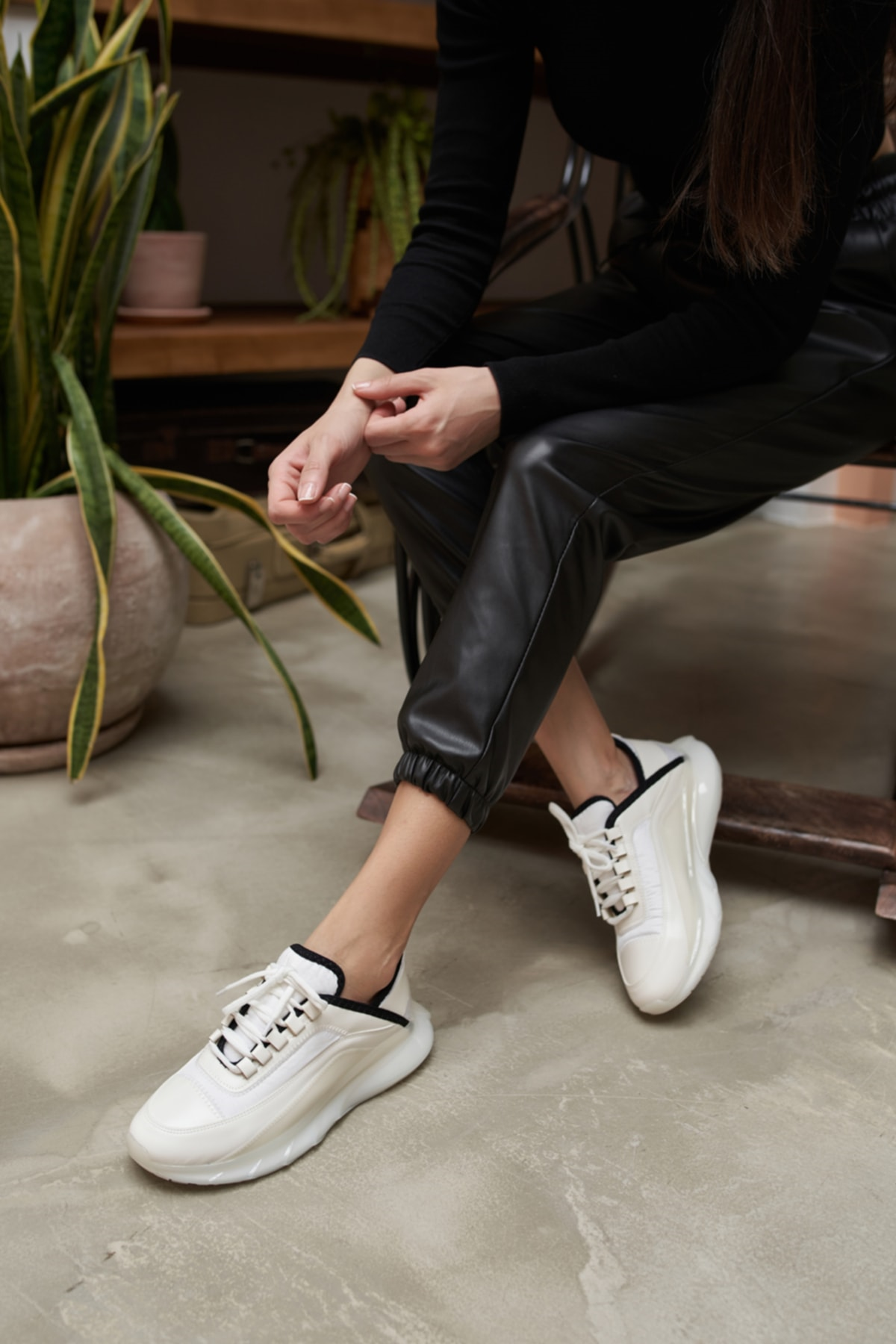 Marla Kadın Siyah Gri Airtaban Sneaker