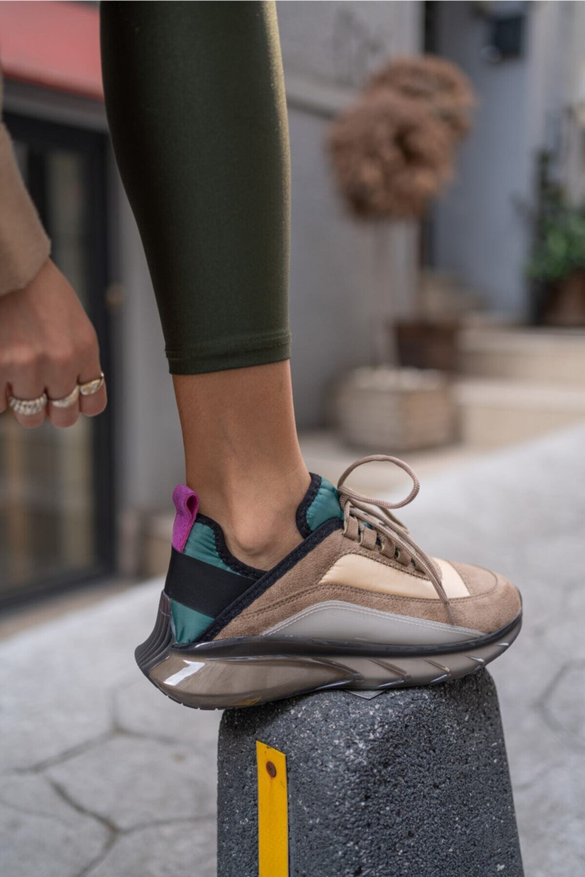 Marla Kadın Siyah Gri Airtaban Sneaker