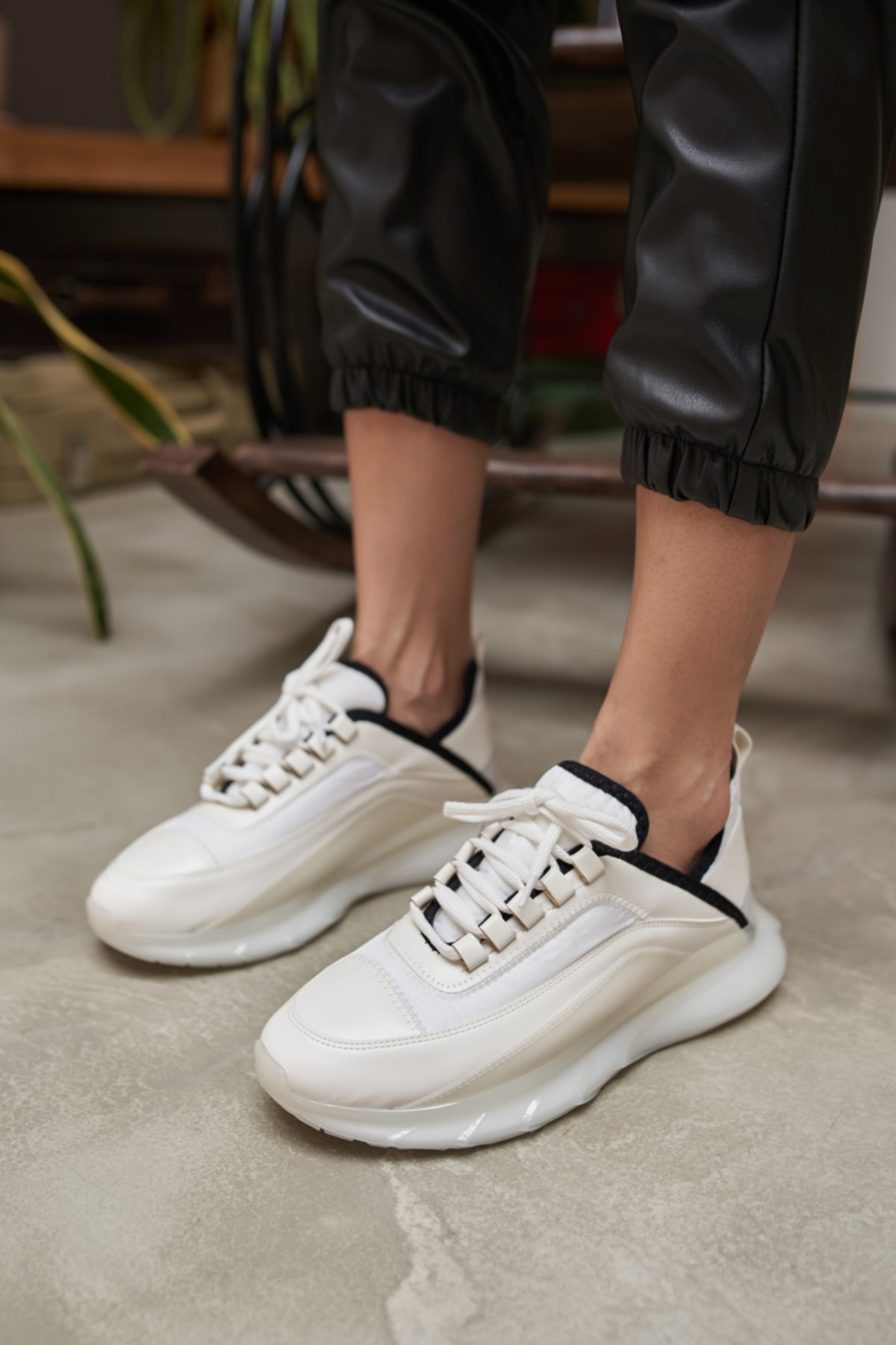 Marla Kadın Siyah Gri Airtaban Sneaker