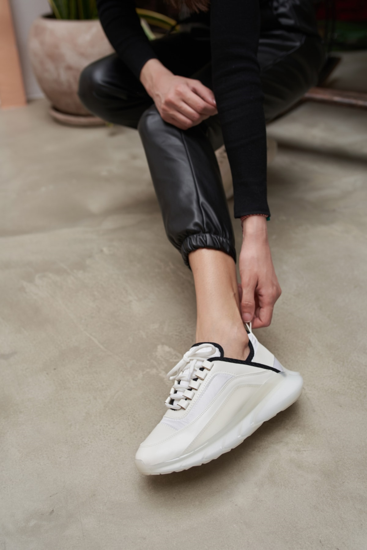 Marla Kadın Siyah Gri Airtaban Sneaker