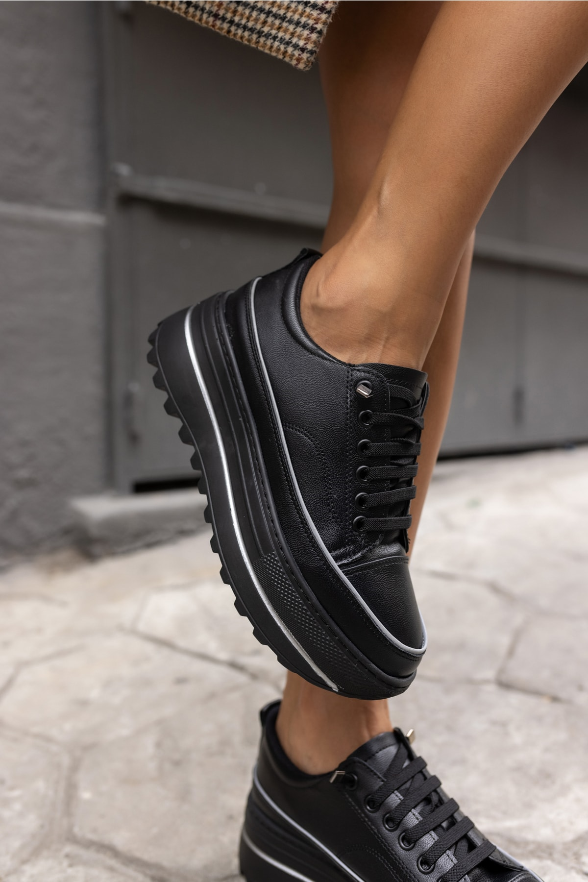 Lincoln Kadin Siyah Sneaker