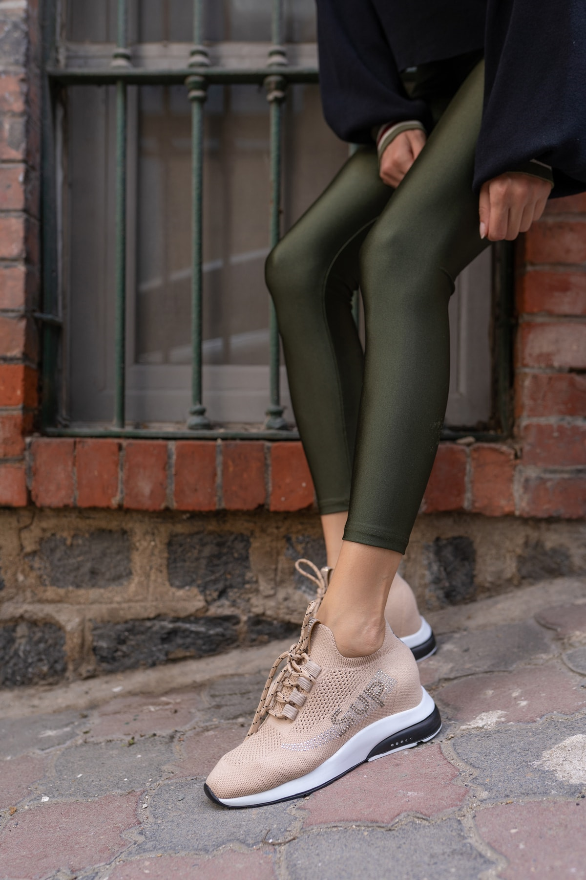 Lovisa Kadin Gri Trıko Sneakers