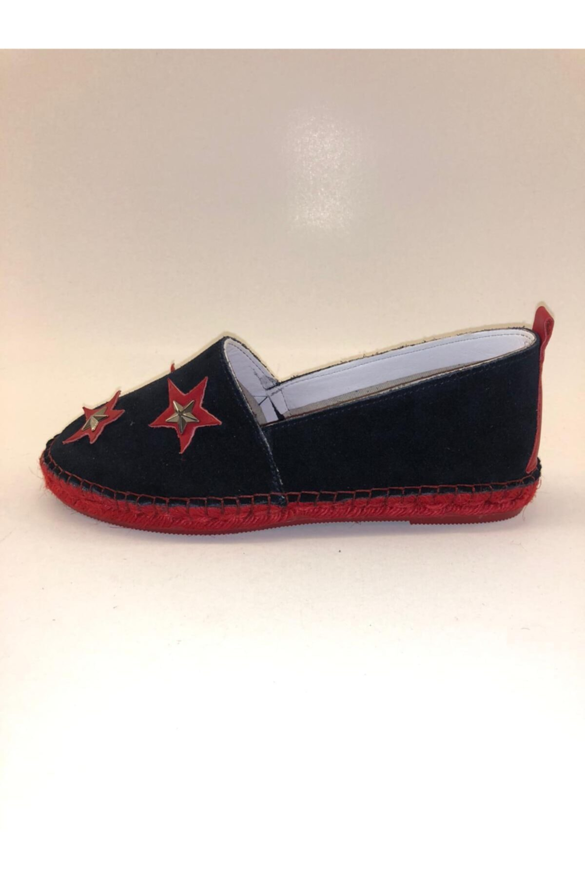 NAZSA KADIN KAHVERENGİ SÜET TOKALI ESPADRIL TABAN LOAFER AYAKKABİ
