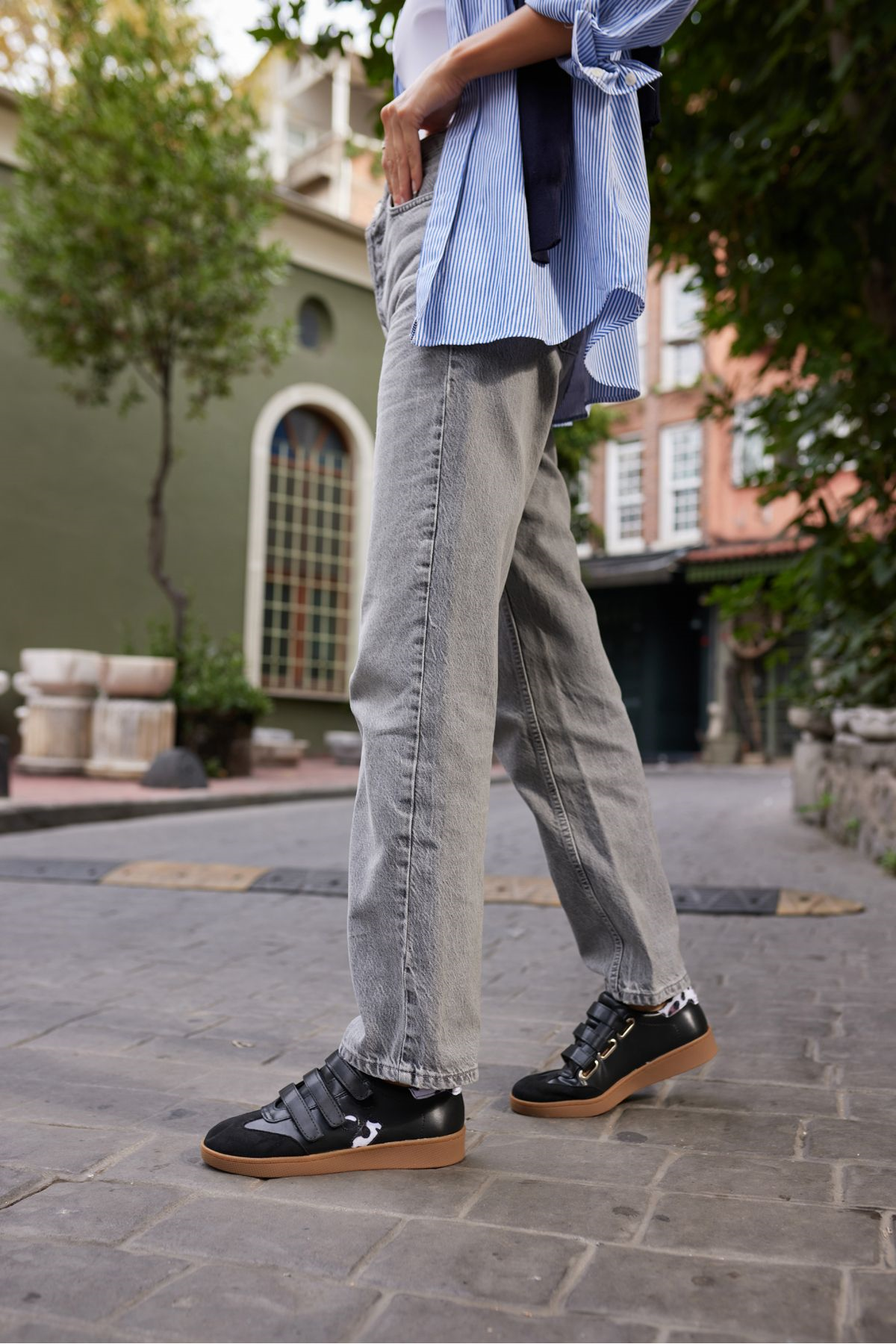 İSABEL KADIN LEOPAR CIRTLI KAUCUK TABANLİ SNEAKER