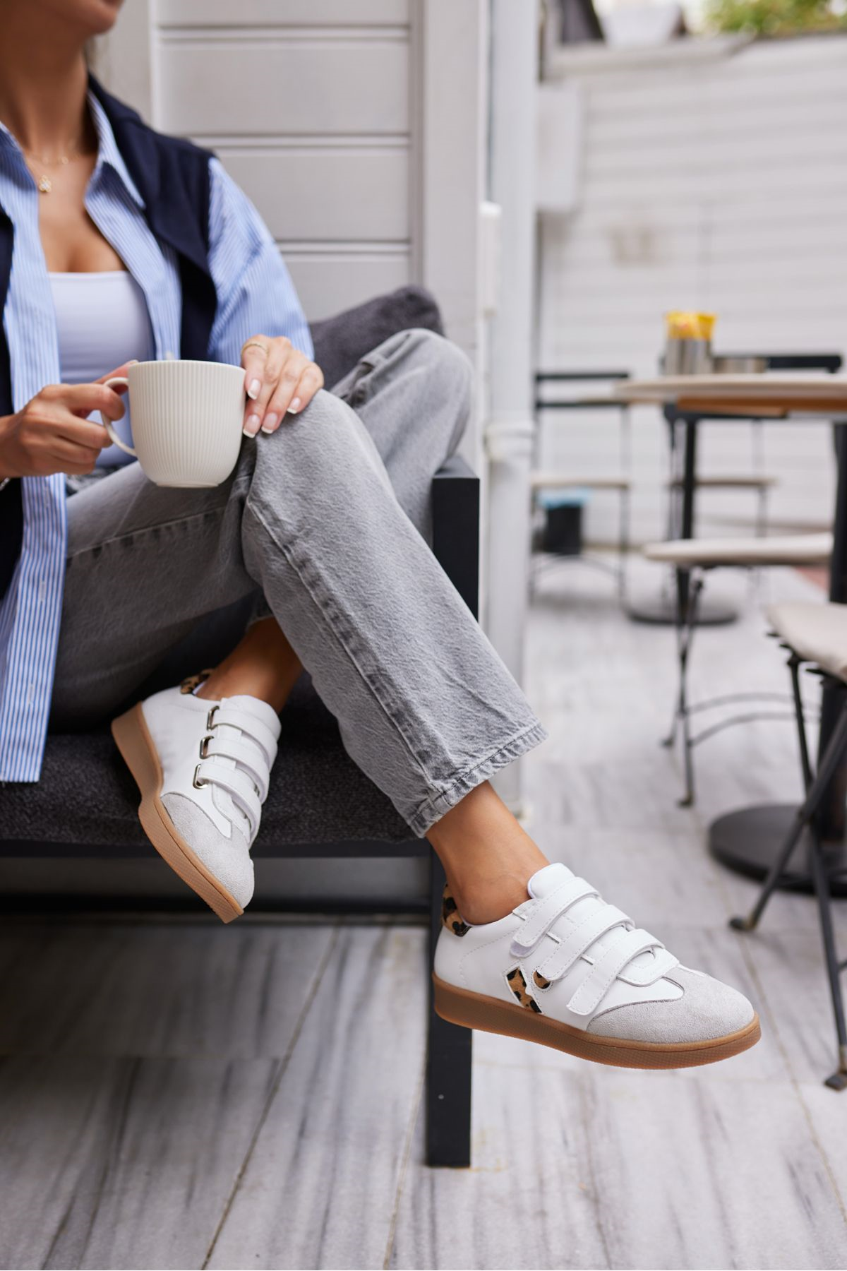 İSABEL KADIN LEOPAR CIRTLI KAUCUK TABANLİ SNEAKER