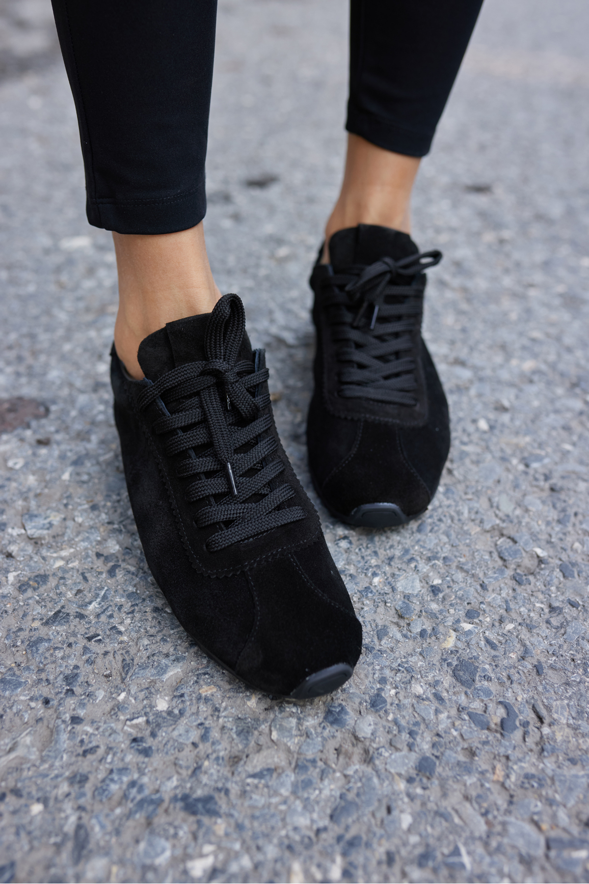 Bosetti Kadın Tutun Taba Gercek Suet Bagcikli Sneaker