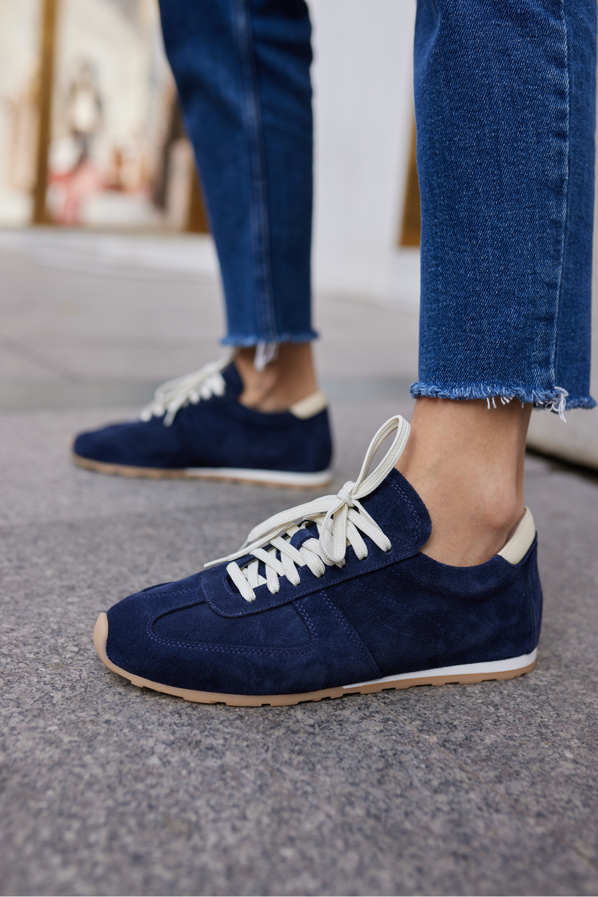 TORES KADIN KAHVERENGİ GERCEK SUET BAGCIKLI SNEAKER