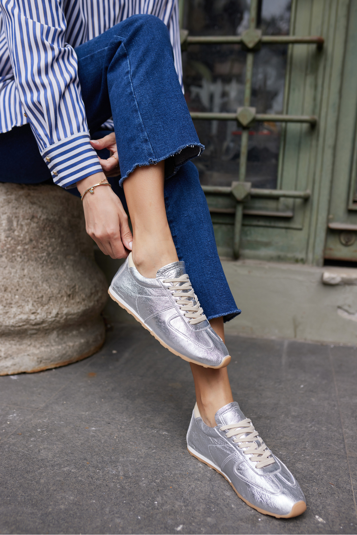 TORES KADIN KAHVERENGİ GERCEK SUET BAGCIKLI SNEAKER