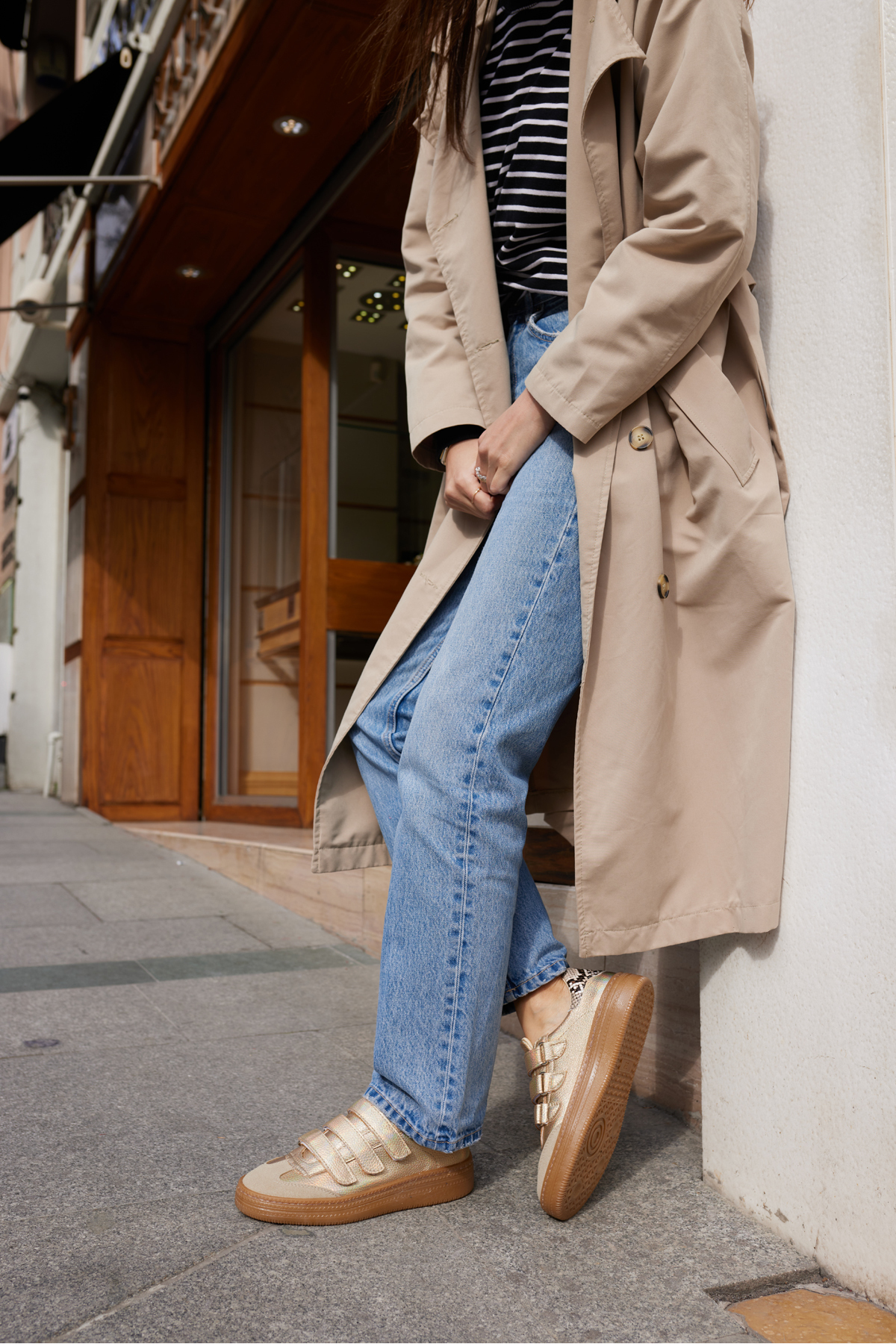 CELSO KADIN LEOPAR CIRTLI KIRMIZI DETAY SNEAKER