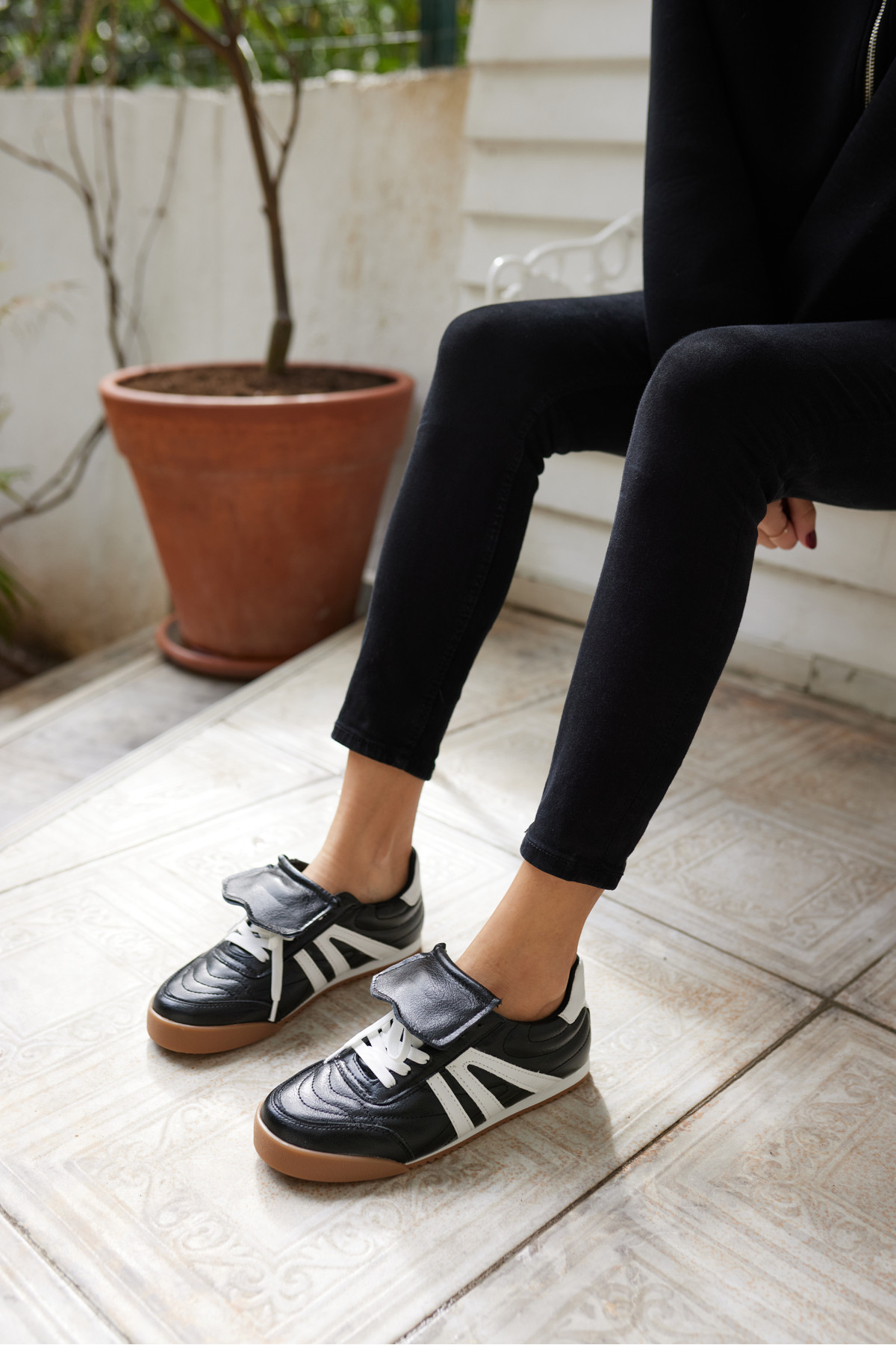 EDUARD KADIN GUMUS DIKISLI BAGCIKLIN SNEAKER