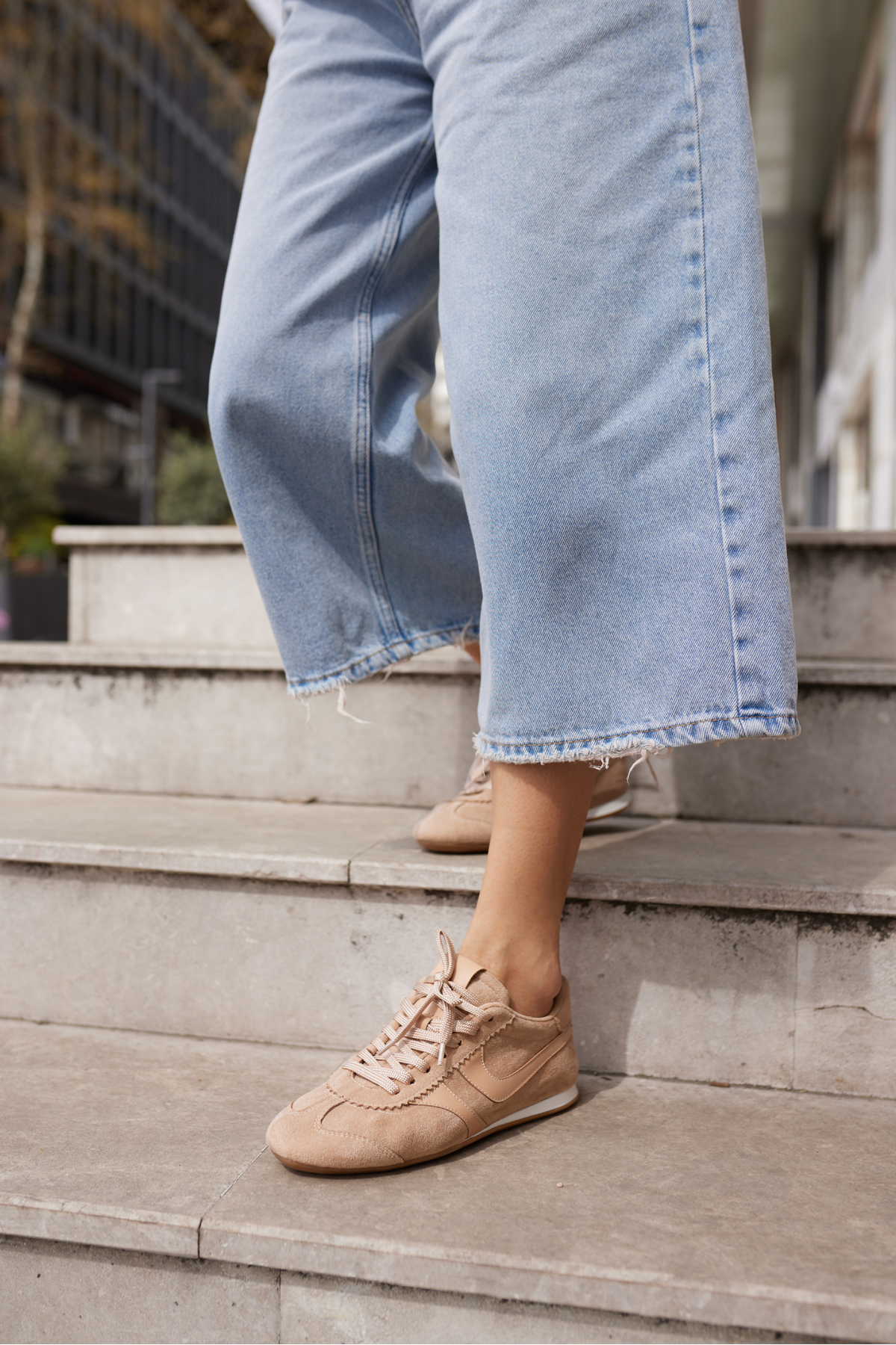 ANNA KADIN TABA SUET BAGCIKLI SNEAKER