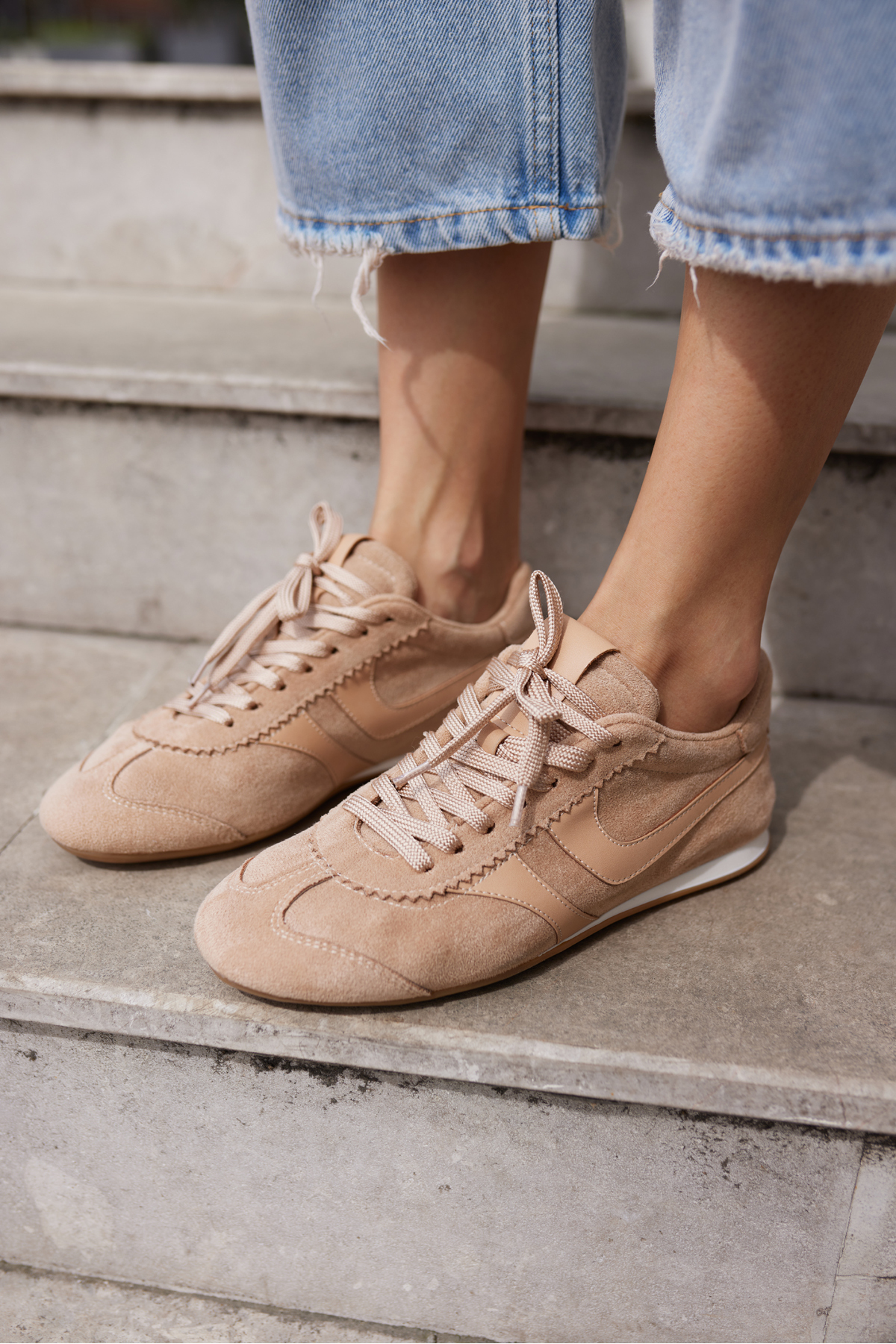 ANNA KADIN TABA SUET BAGCIKLI SNEAKER