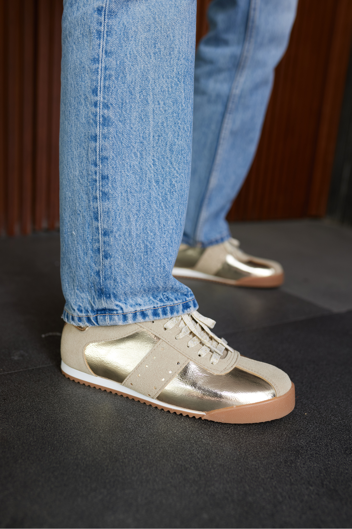 APRİL KADIN ALTIN BAGCIKLI SNEAKER