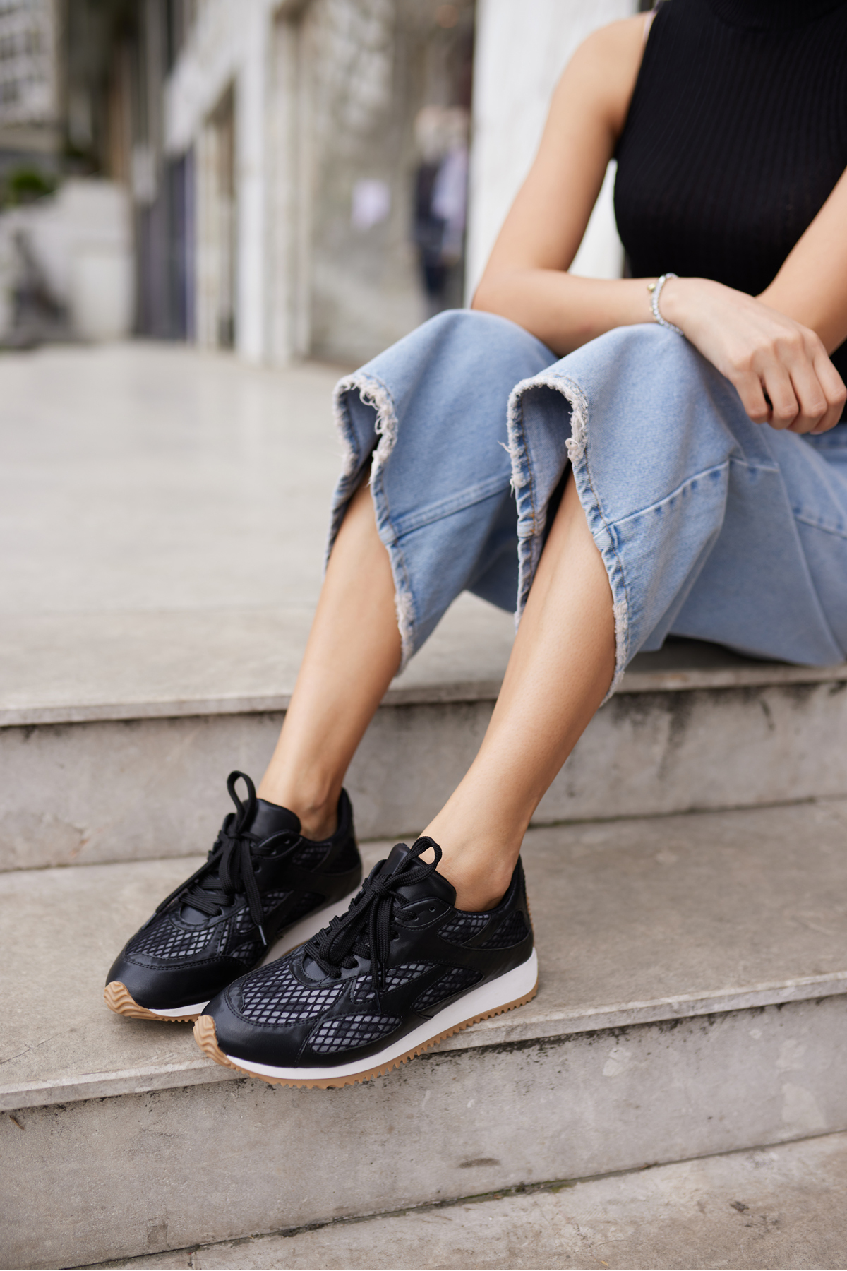 TALİSCA KADIN BEJ BAGCIKLI SNEAKER