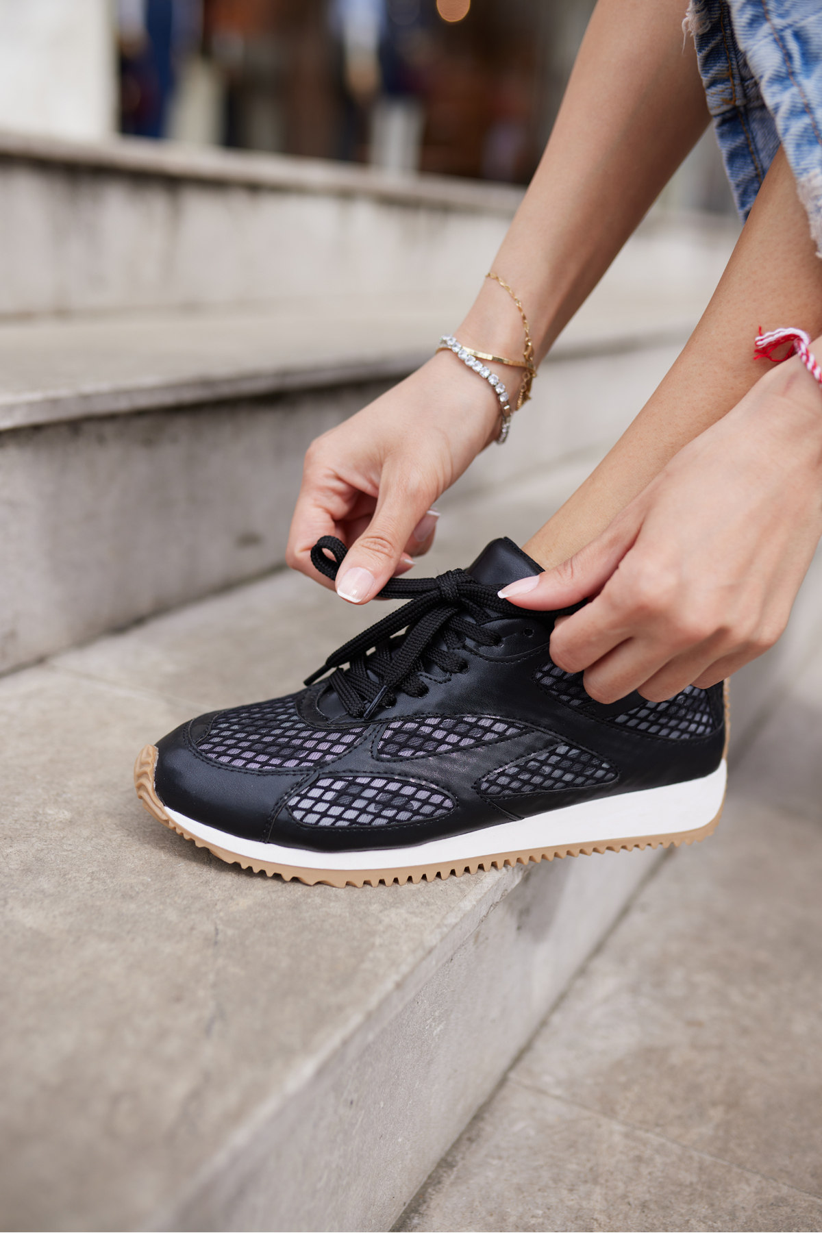TALİSCA KADIN BEJ BAGCIKLI SNEAKER