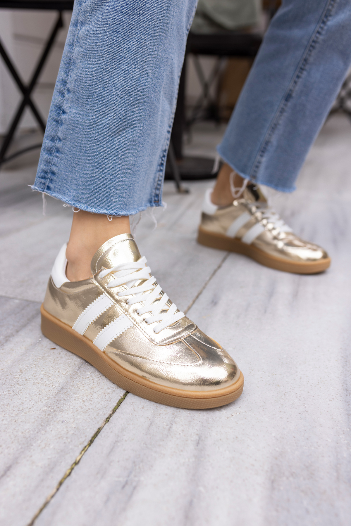 BRUCE KADIN LEOAPAR BAGCIKLI SNEAKER