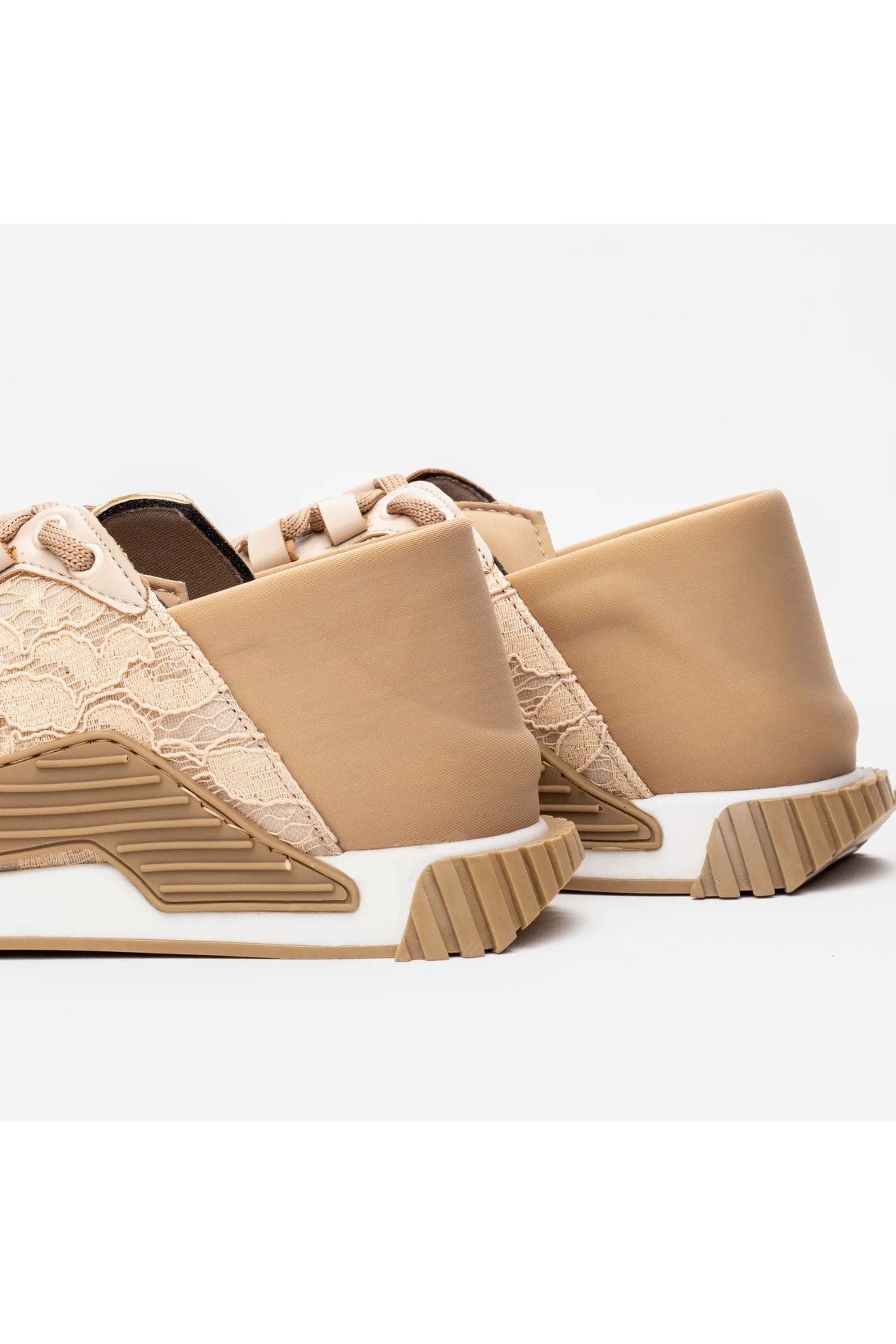 Trine Kadın Siyah Dantel Detay Sneakers Ayakkabi