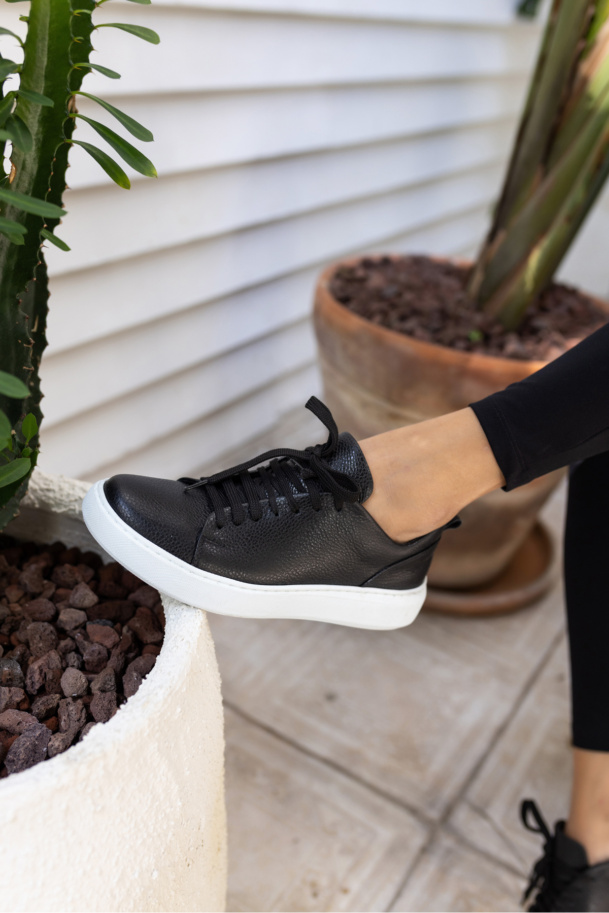 BLAİR KADIN SİYAH GERCEK DERİ SNEAKER