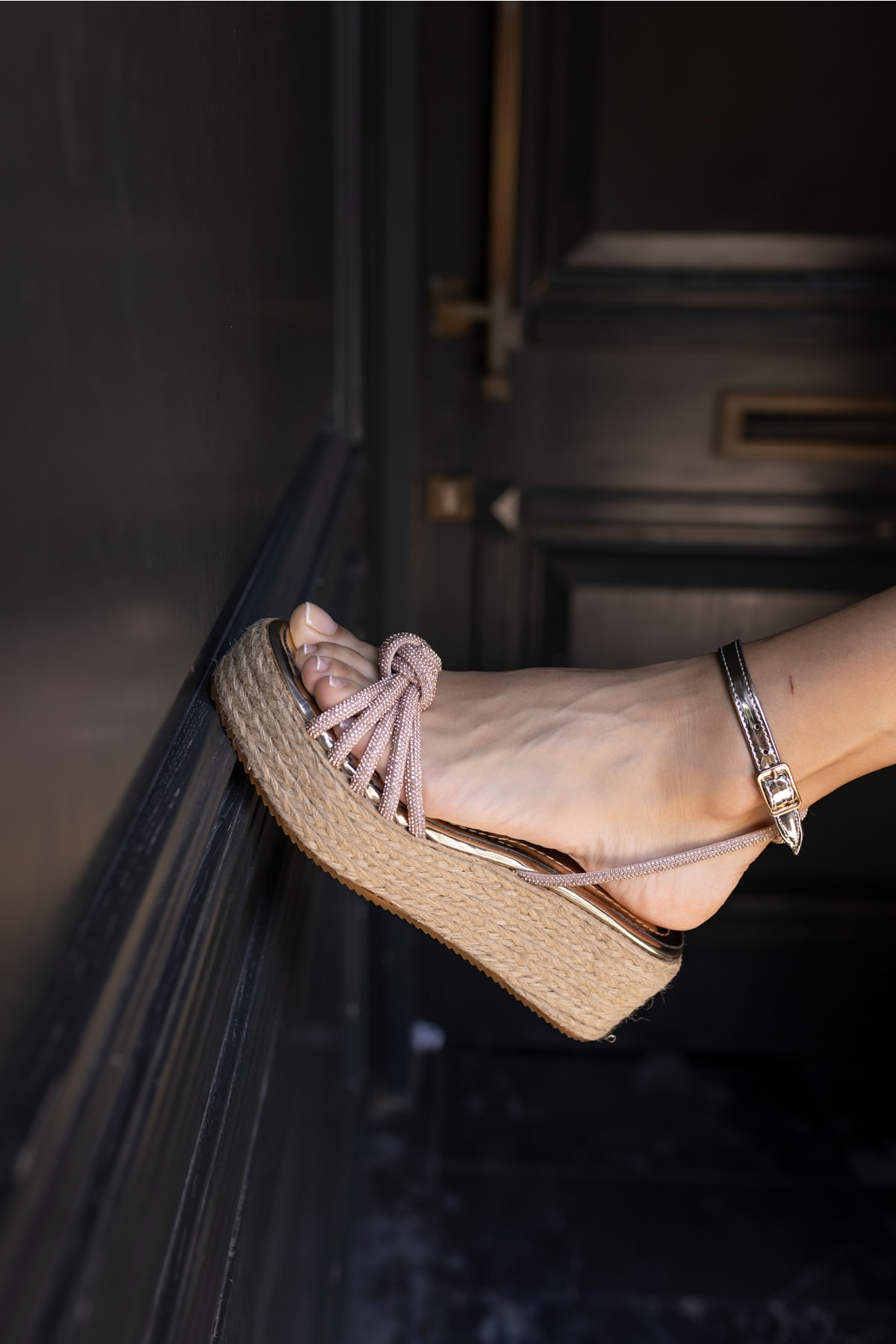 DİMARCO KADİN ROSE TAŞLİ ESPADRİL TERLİK