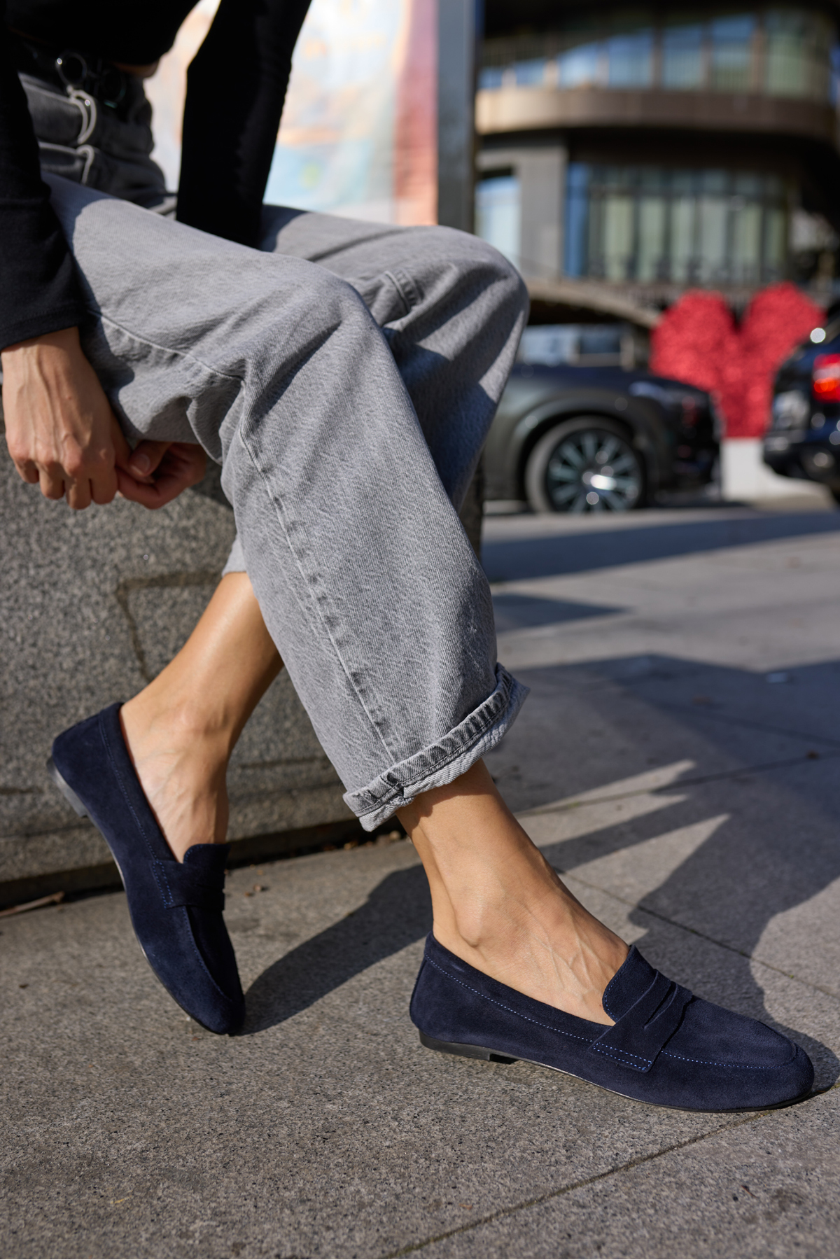 RİBALTA KADİN TABA GERCEK DERİ SUET BABET