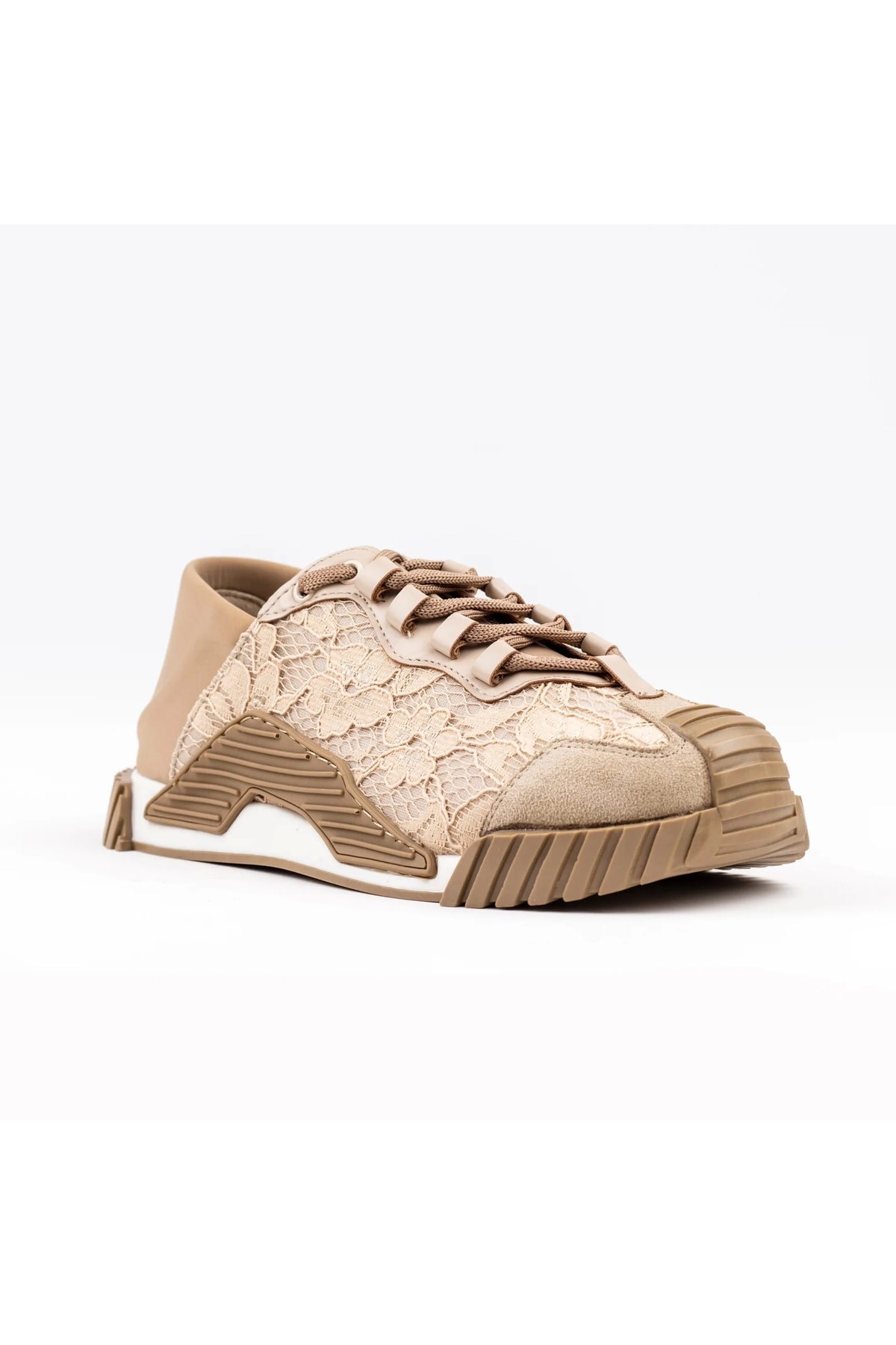 Trine Kadın Siyah Dantel Detay Sneakers Ayakkabi